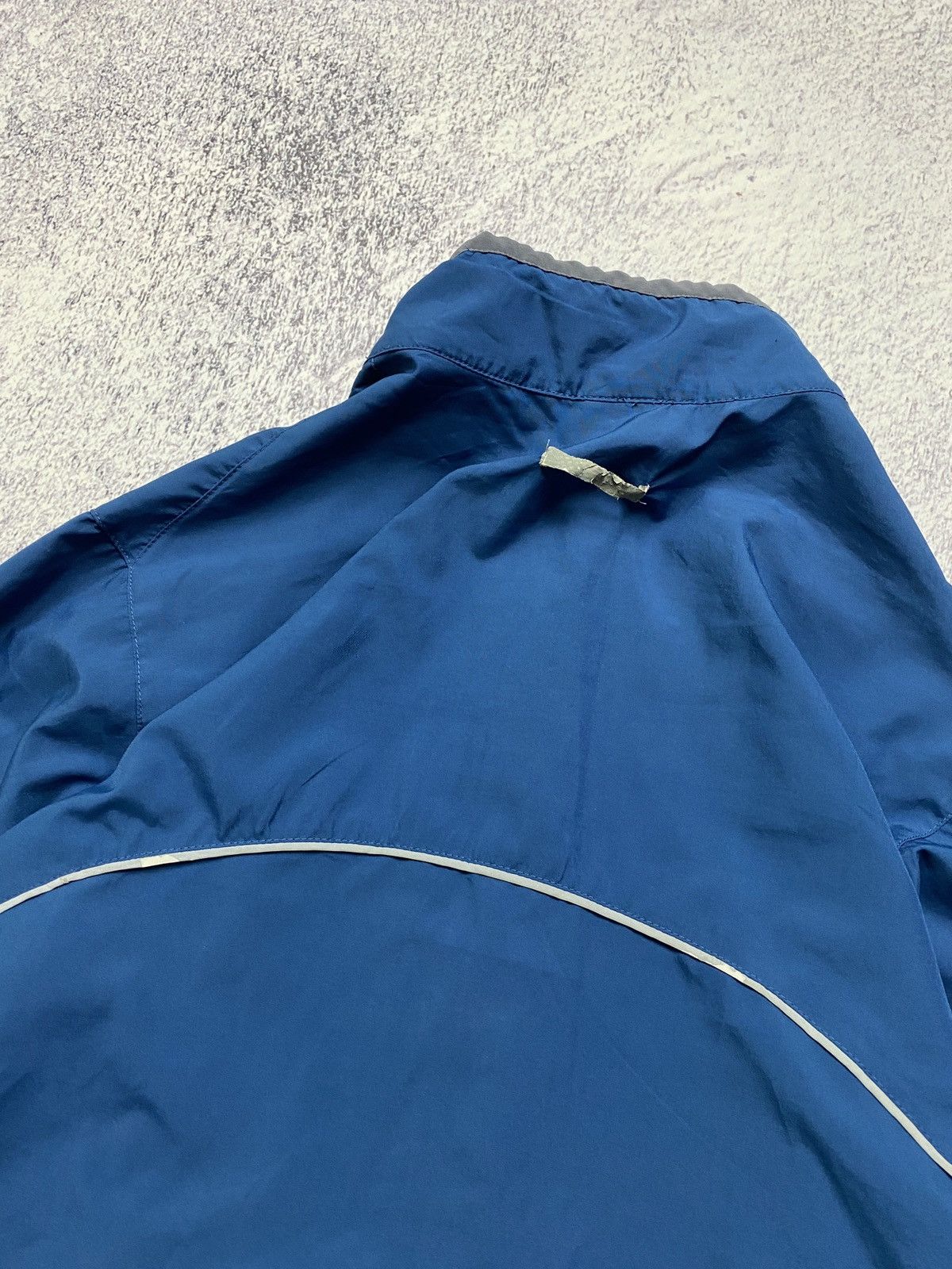 Nike × Vintage Nike Vintage 90s Y2K Nylon Swoosh Track Jacket Size US S / EU 44-46 / 1 - 12 Thumbnail