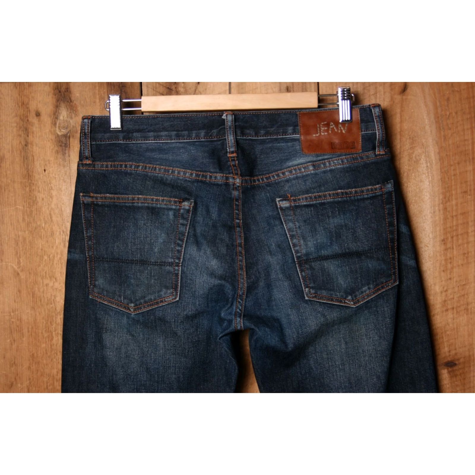Jean Shop JEAN SHOP Jim Slim Denim Blue Jeans 31 Jeans Mens Slim Fit 31 Blue Regular Inseam 33.75 In Rod 99% Cotton 1% Lycra Selvedge Size US 30 / EU 46 - 4 Thumbnail