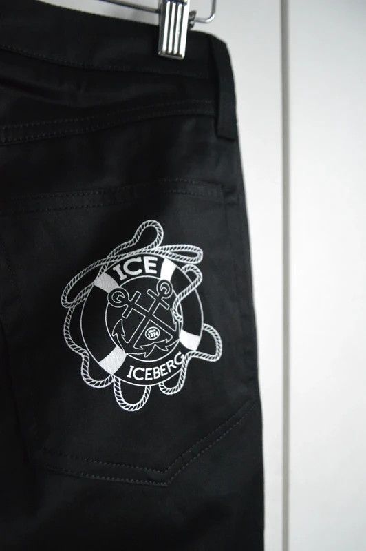 Iceberg ICE Iceberg Premium Black Skinny Pants, Classic, S/M, Size 30" / US 8 / IT 44 - 3 Thumbnail