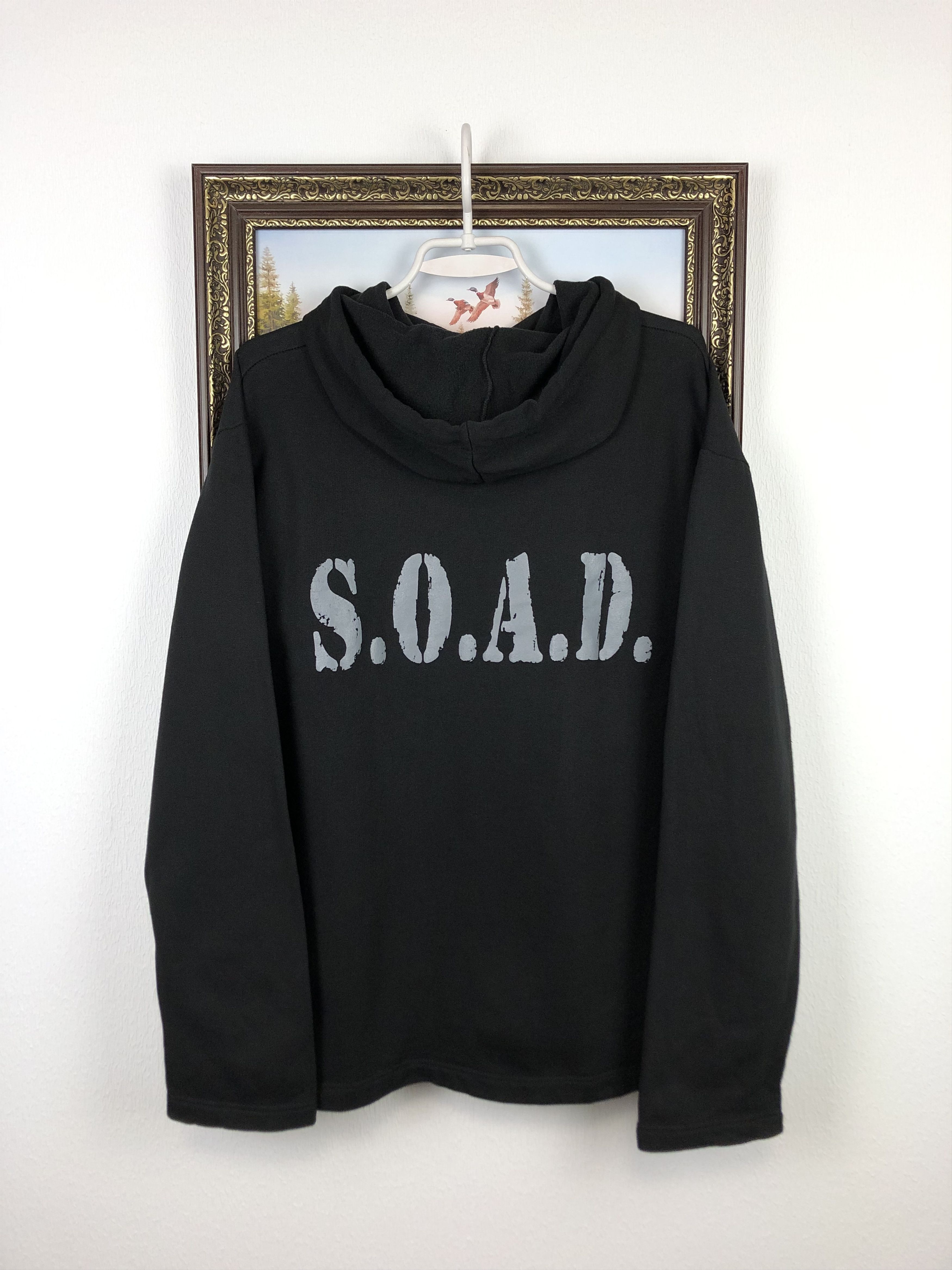 Band Tees Vintage SOAD System Of A Down Band Hoodie Jacket Over Print Size US M / EU 48-50 / 2 - 5 Thumbnail