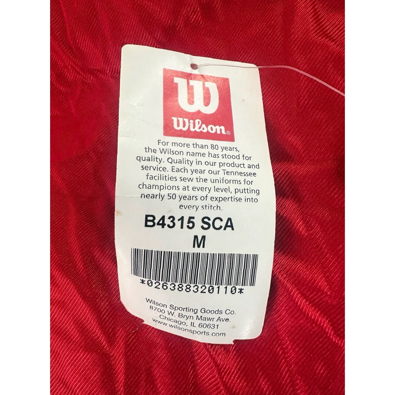 Wilson vintage Wilson dazzle basketball jersey shirt mens M NOS NWT 90s USA red tank jersey athletic 90s Mens Size US M / EU 48-50 / 2 - 3 Thumbnail
