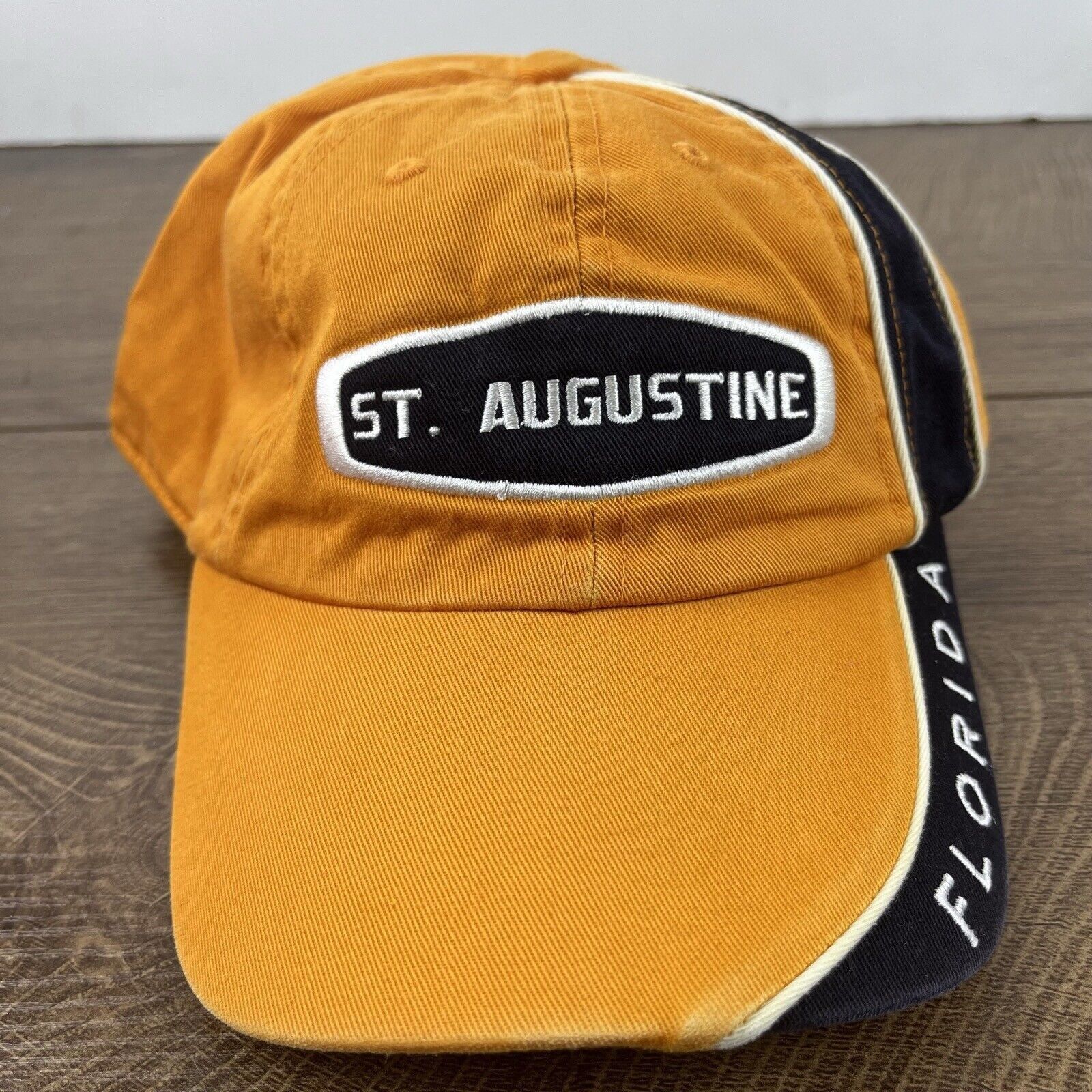 Other St. Augustine Hat Florida Adjustable Hat Orange Adjustable H Size ONE SIZE - 5 Thumbnail