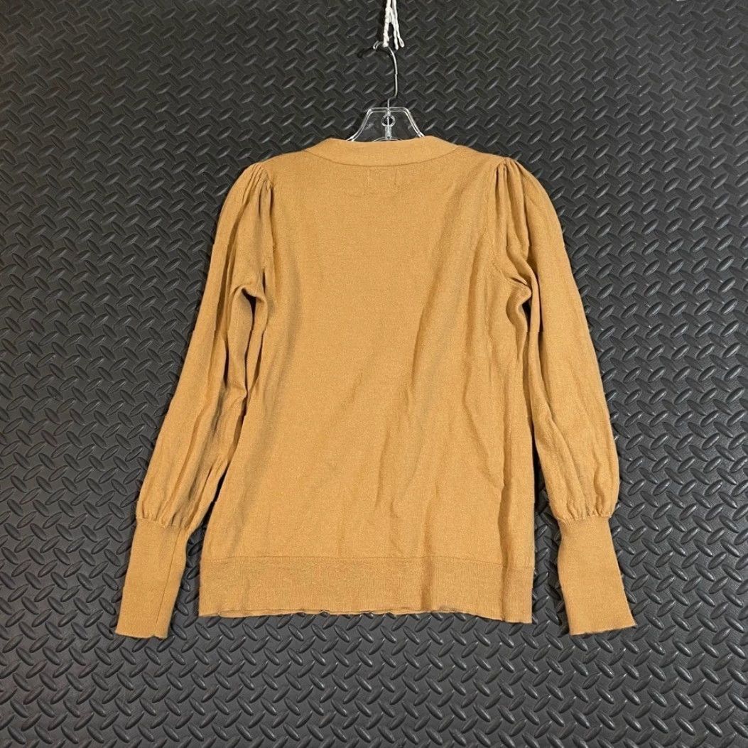 Nicole Miller Nicole Miller Brown 100% Extra Fine Merino Wool Pullover Sweater Women's Medium Size M / US 6-8 / IT 42-44 - 3 Thumbnail