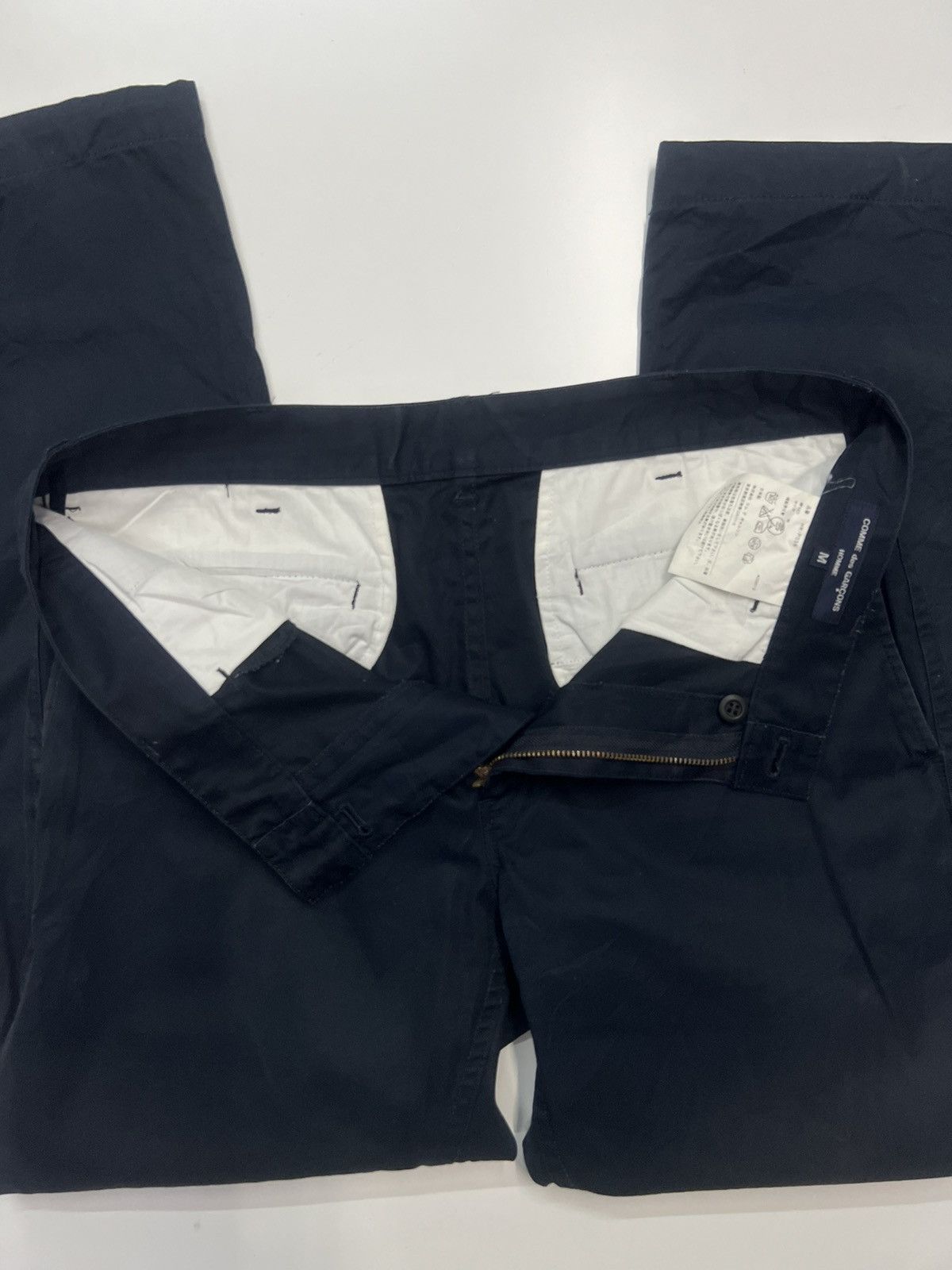 Comme des Garcons Homme Plus COMME DES GARCONS HOMME AD 2012 CHINO PANT SIZE 34 Size US 34 / EU 50 - 9 Thumbnail