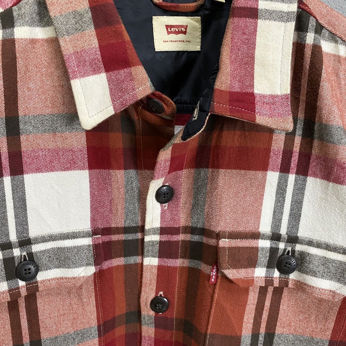 Levi's Levis checkered plaid cotton jacket Size US M / EU 48-50 / 2 - 17 Thumbnail