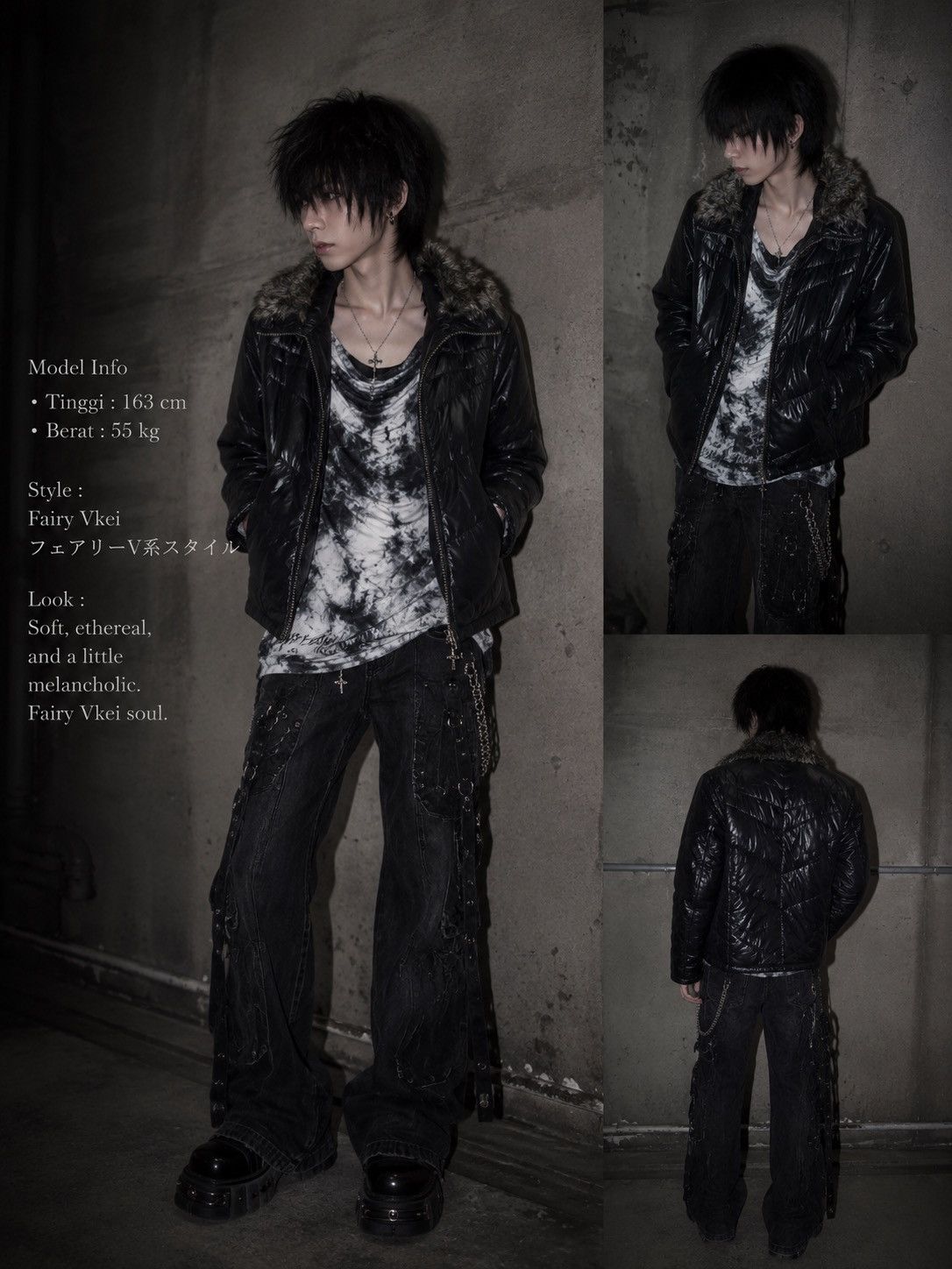 Japanese Brand 2000’s Sorridere - Trim Fur Bikers Puffer Jacket Size US M / EU 48-50 / 2 - 1 Thumbnail