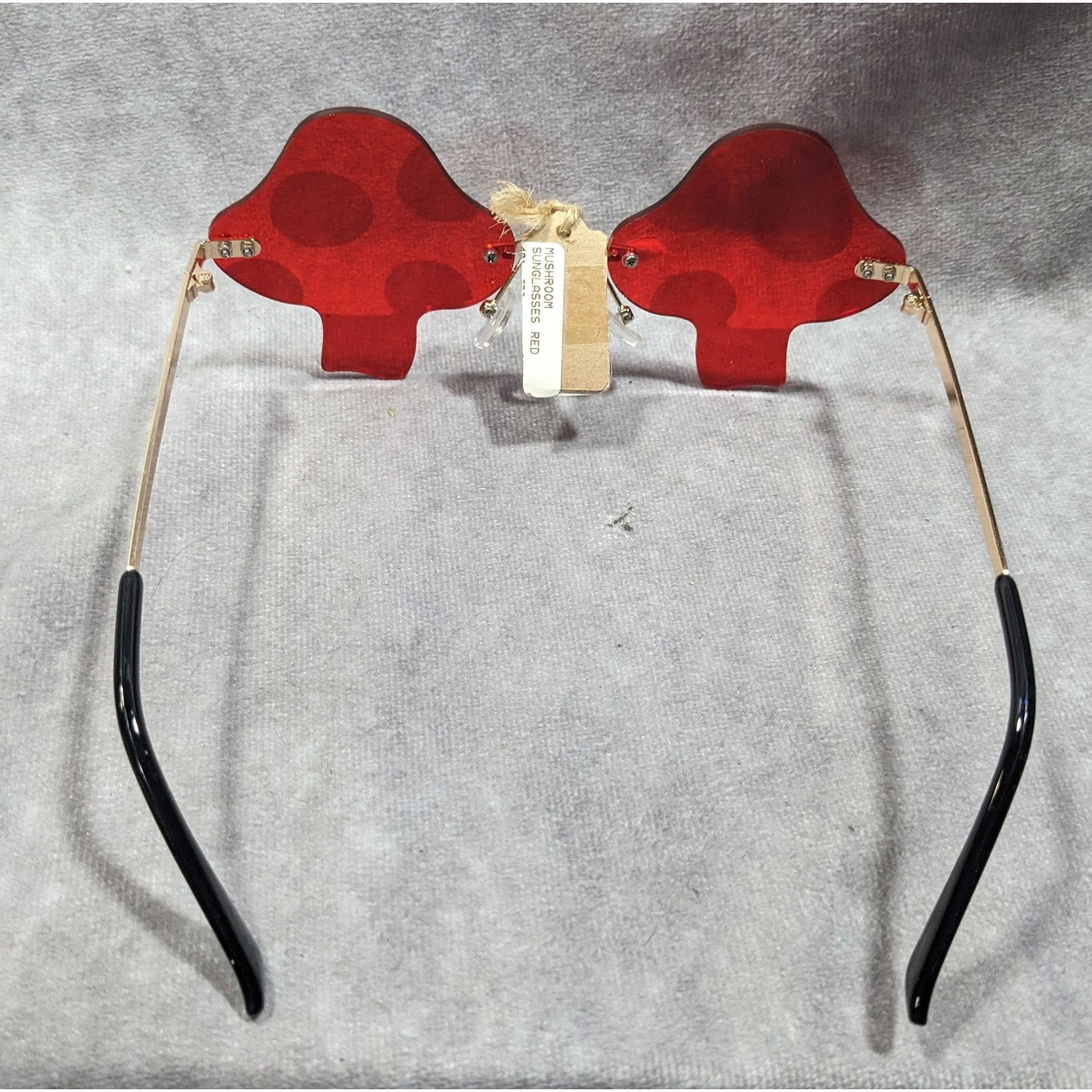 Other Funky Cottagecore Red Mushroom Novelty Sunglasses Size ONE SIZE - 3 Thumbnail