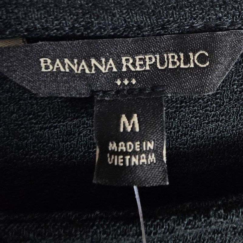 Banana Republic Banana Republic Womens Textured Puff Sleeve Top Size M Gray Size M / US 6-8 / IT 42-44 - 7 Thumbnail