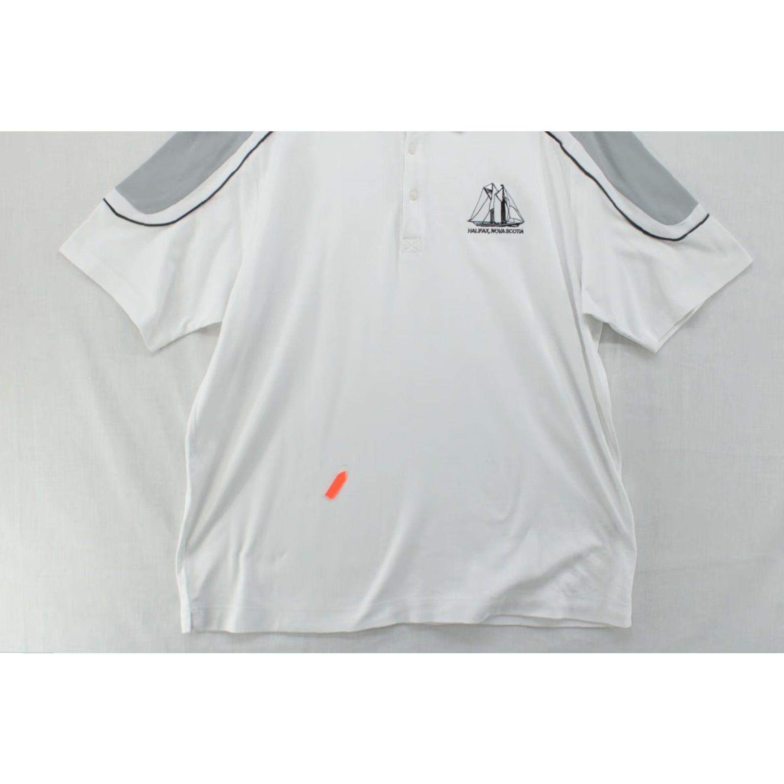 Vintage VINTAGE Extreme Polo Shirt Mens XL White Halifax Nova Scotia Ship Short Sleeve Size US XL / EU 56 / 4 - 4 Thumbnail