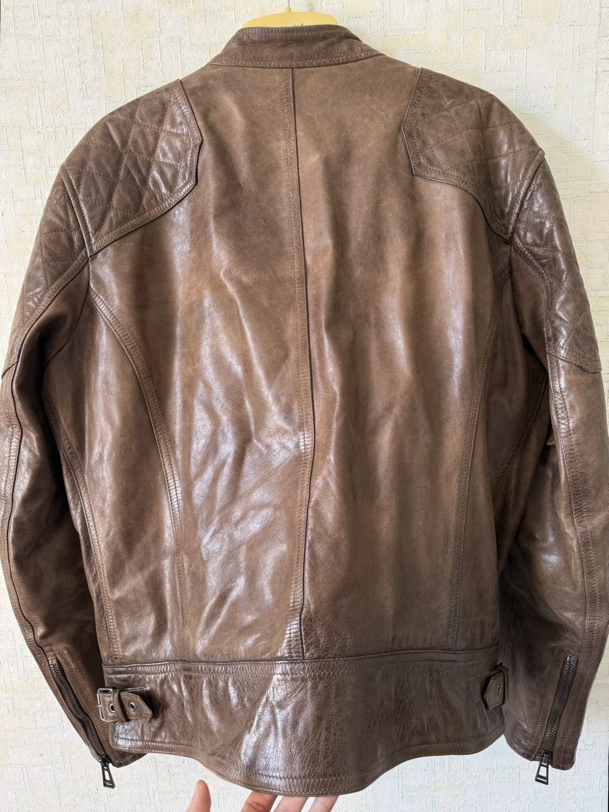 Belstaff Belstaff Moto Leather Brown Jacket Size US L / EU 52-54 / 3 - 14 Thumbnail