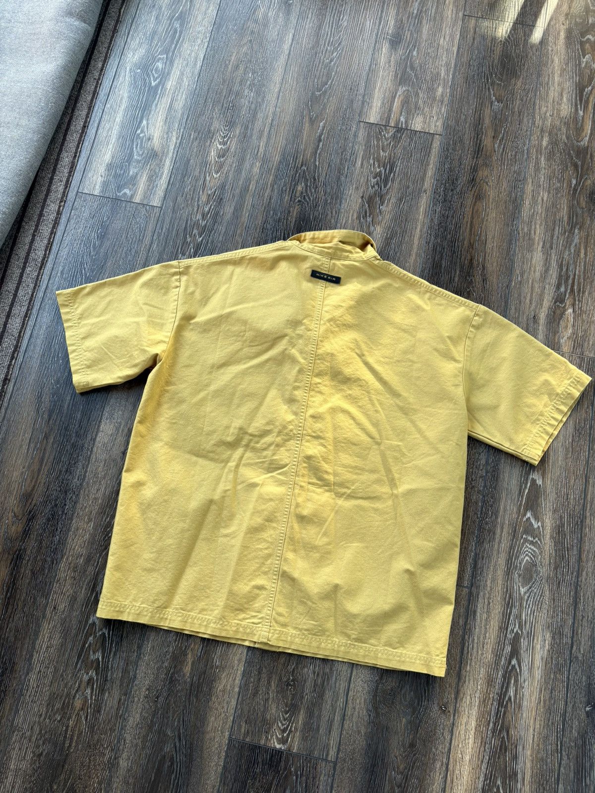 Nike Nike Air Heavy Polo Button Up Yellow Size US M / EU 48-50 / 2 - 2 Thumbnail