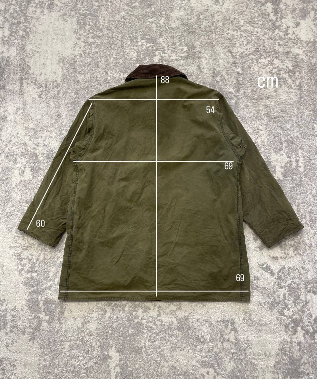Barbour Vintage Barbour Border Waxed Cotton Jacket Made In England Size US L / EU 52-54 / 3 - 24 Thumbnail