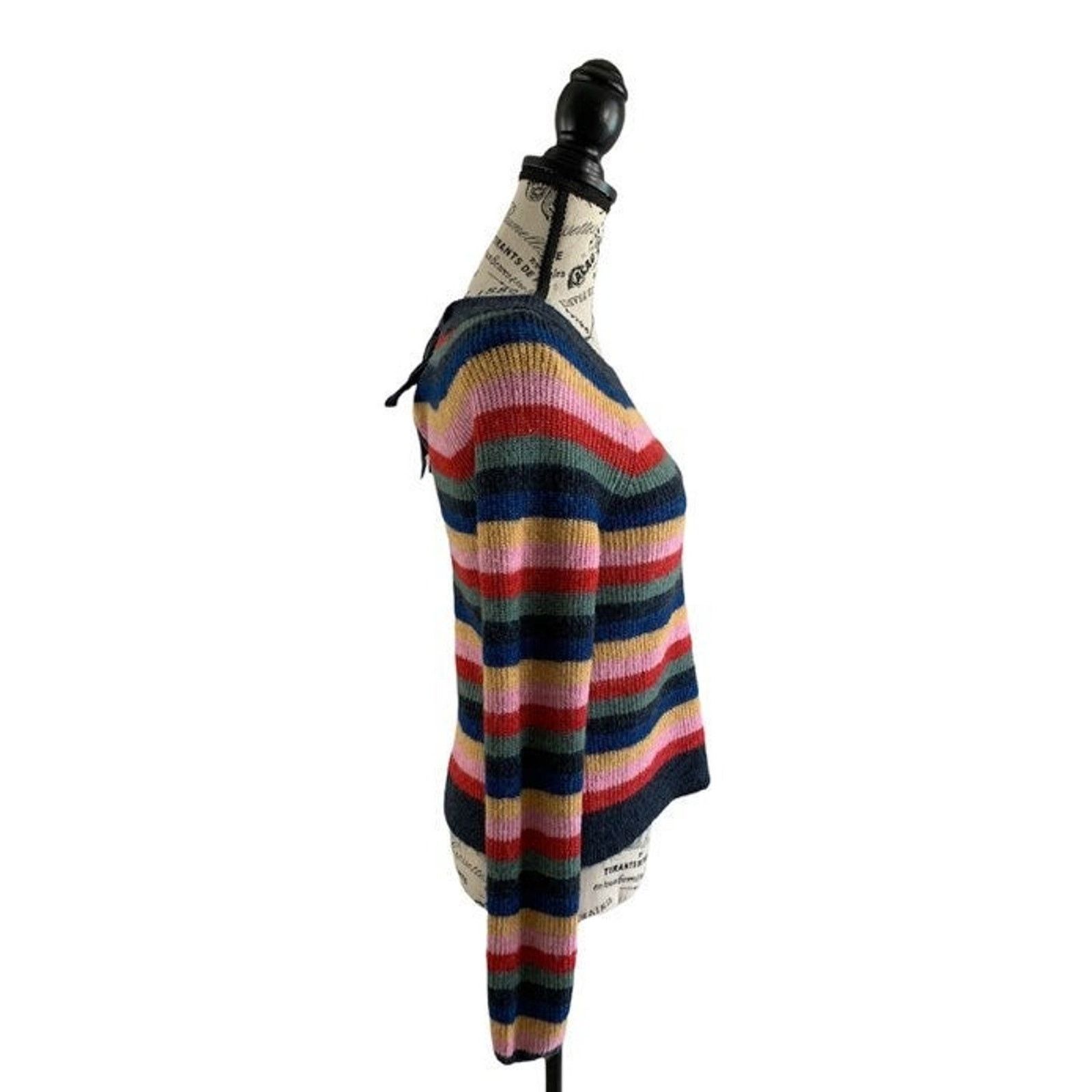 Abercrombie & Fitch Abercrombie & Fitch Women's Size XS Sweater Pullover Striped Size XS / US 0-2 / IT 36-38 - 5 Thumbnail