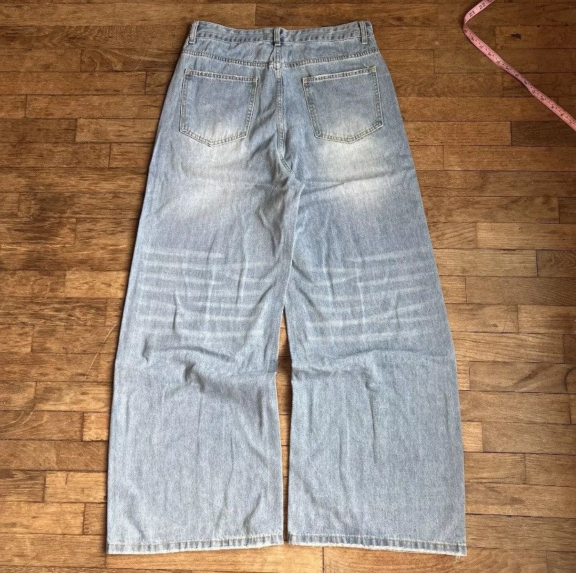 Jean Baggy Wide Leg Blue Jeans 👖 🔥🔥 Size US 32 / EU 48 - 2 Thumbnail