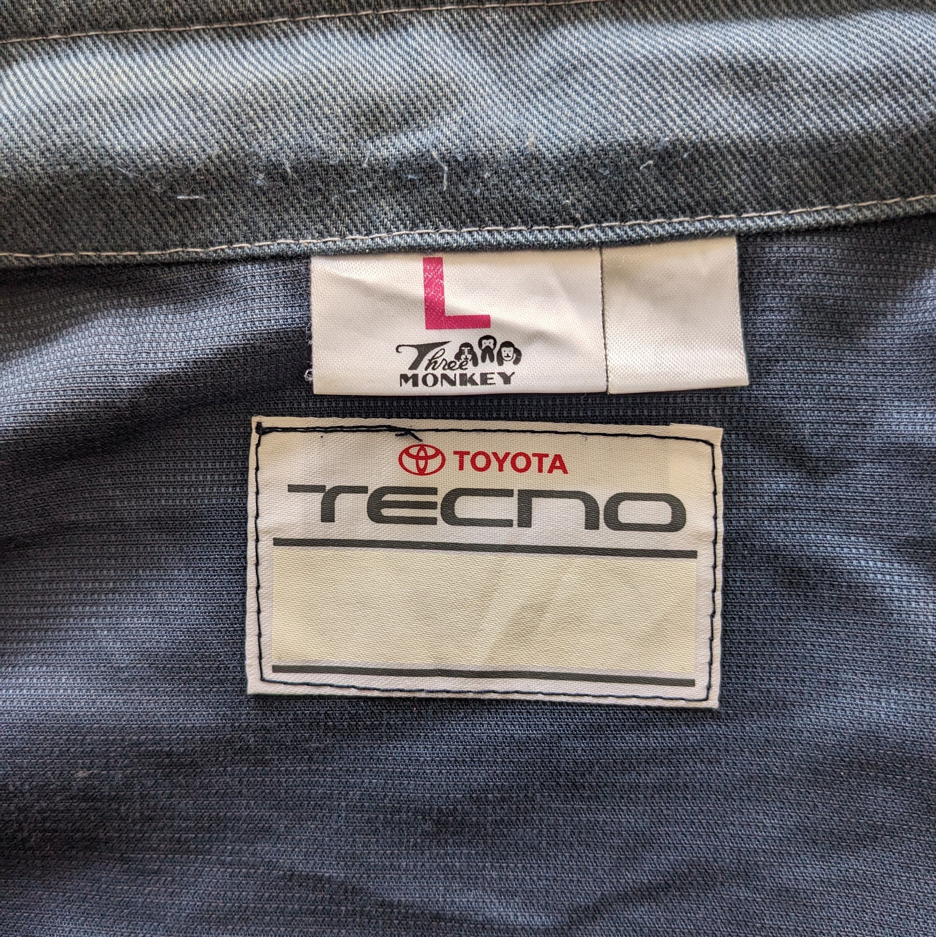 Japanese Brand Vintage TOYOTA Racing Coverall Workwear Jacket Size US M / EU 48-50 / 2 - 9 Thumbnail