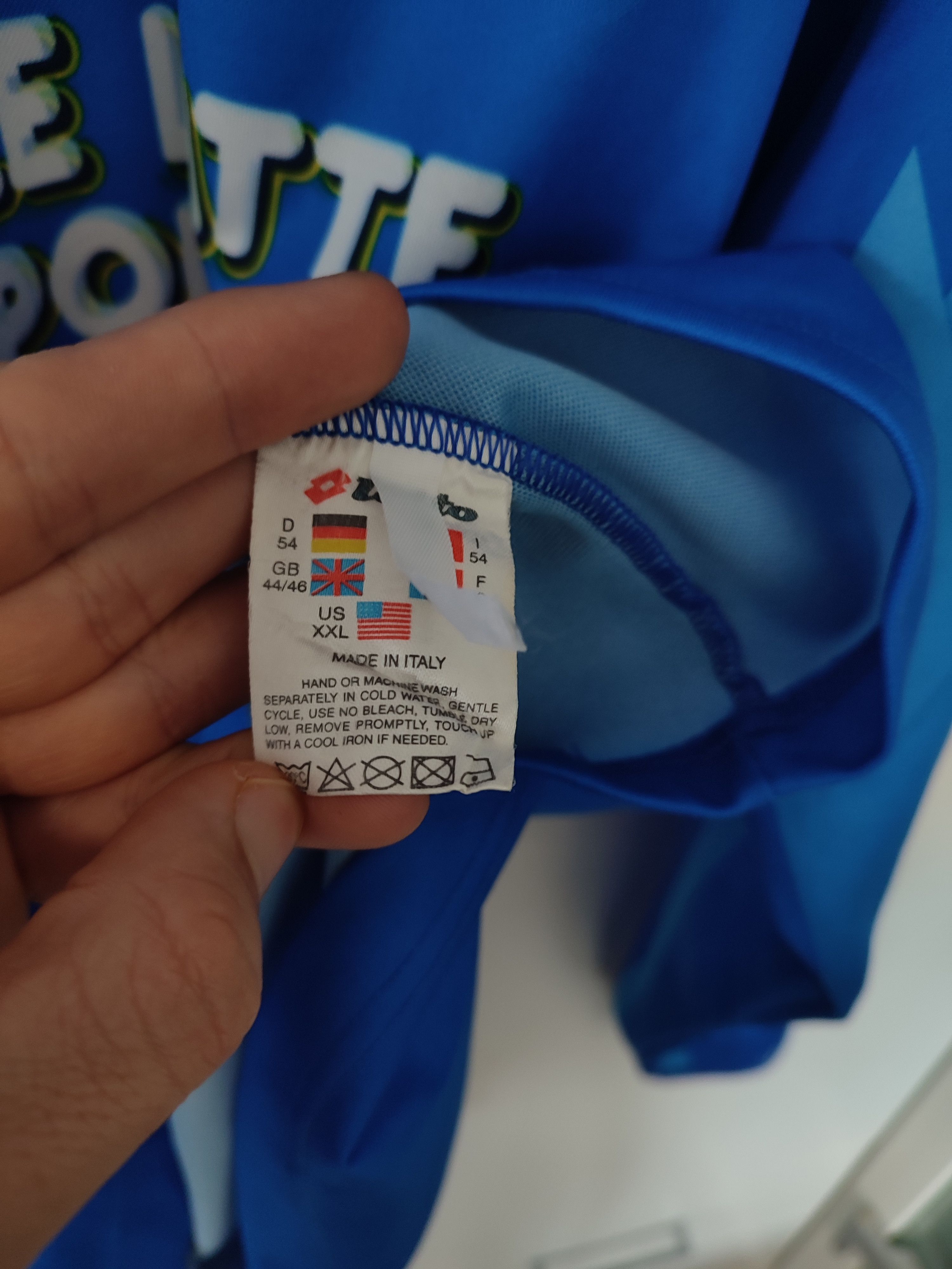 Lotto Sport Vintage Lotto SSC NAPOLI 1996-1997 Long Sleeve Home FOOTBALL Size US L / EU 52-54 / 3 - 12 Thumbnail