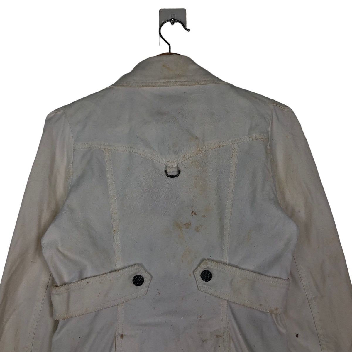 Diesel 🔥Vintage Cropped Biker Jacket Diesel Rare Lining Design Size US S / EU 44-46 / 1 - 9 Thumbnail