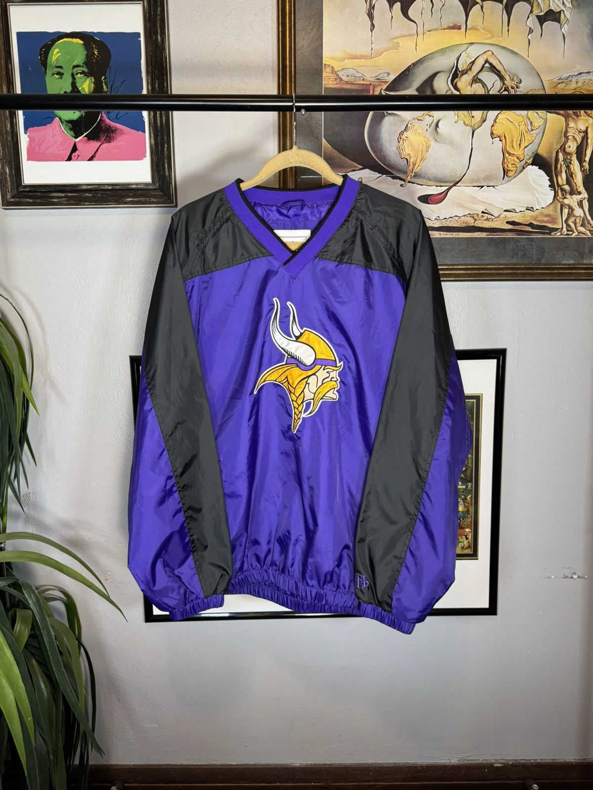 NFL Vintage Minnesota Vikings Windbreaker Size US L / EU 52-54 / 3 - 2 Thumbnail