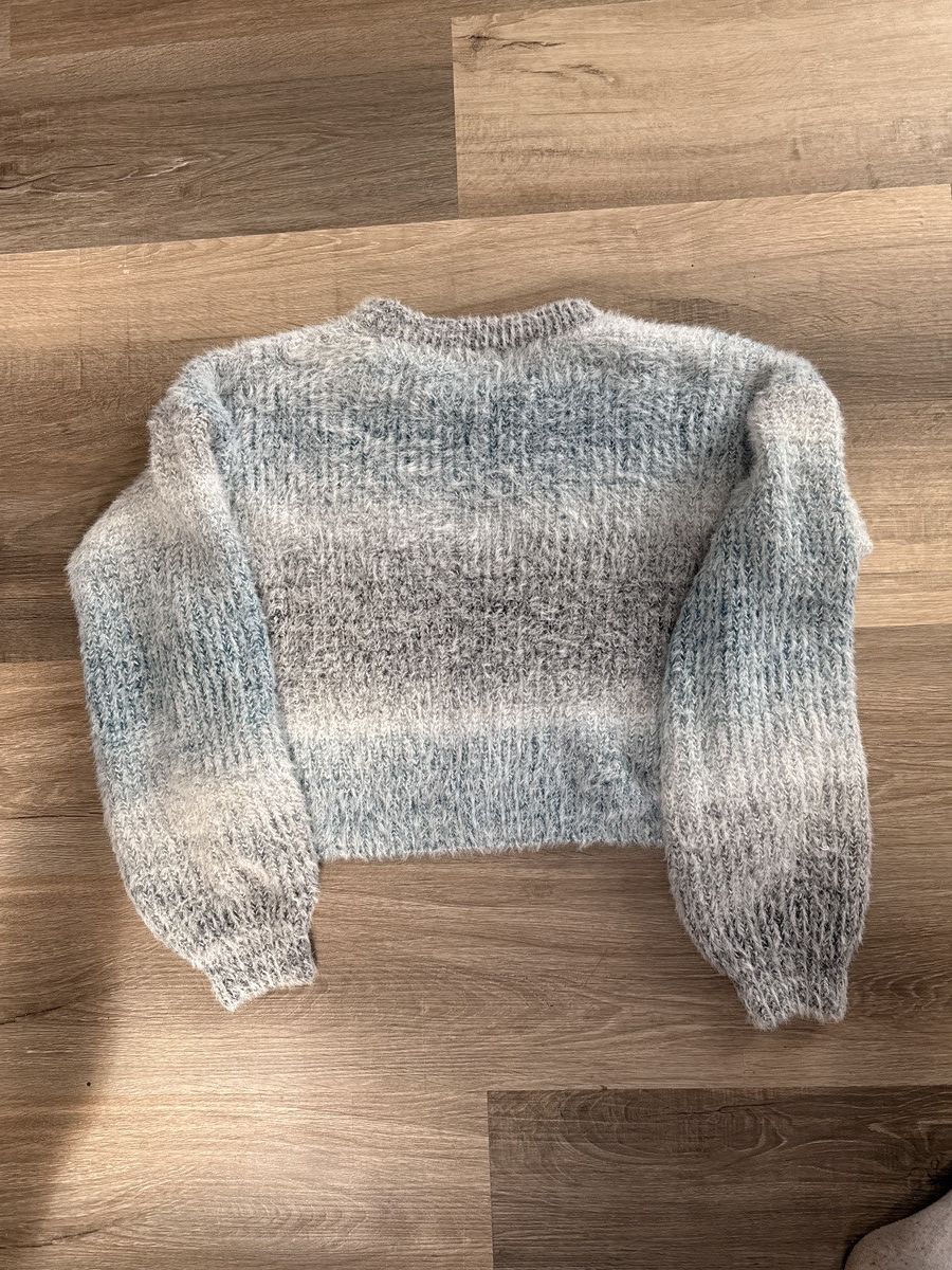 Japanese Brand × Vintage Cropped Sweater womens knit top crop | Wild fable Ombre Size M / US 6-8 / IT 42-44 - 4 Thumbnail