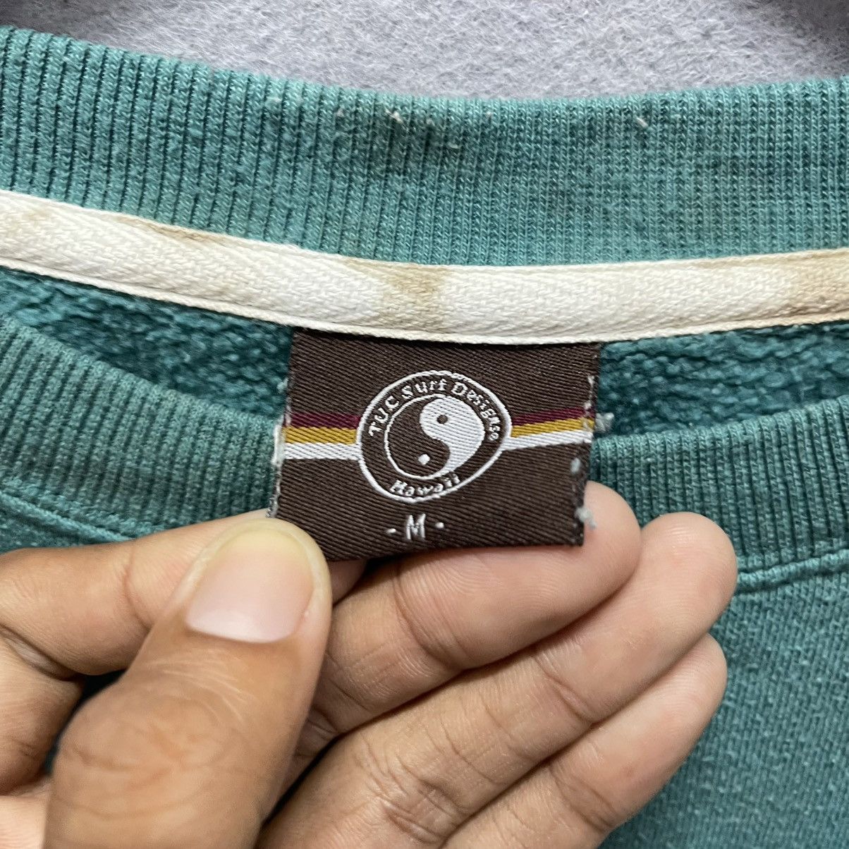 Vintage Vintage T&C Surf Designs Hawaii Logo Sweatshirt – Green (M) Size US M / EU 48-50 / 2 - 8 Thumbnail