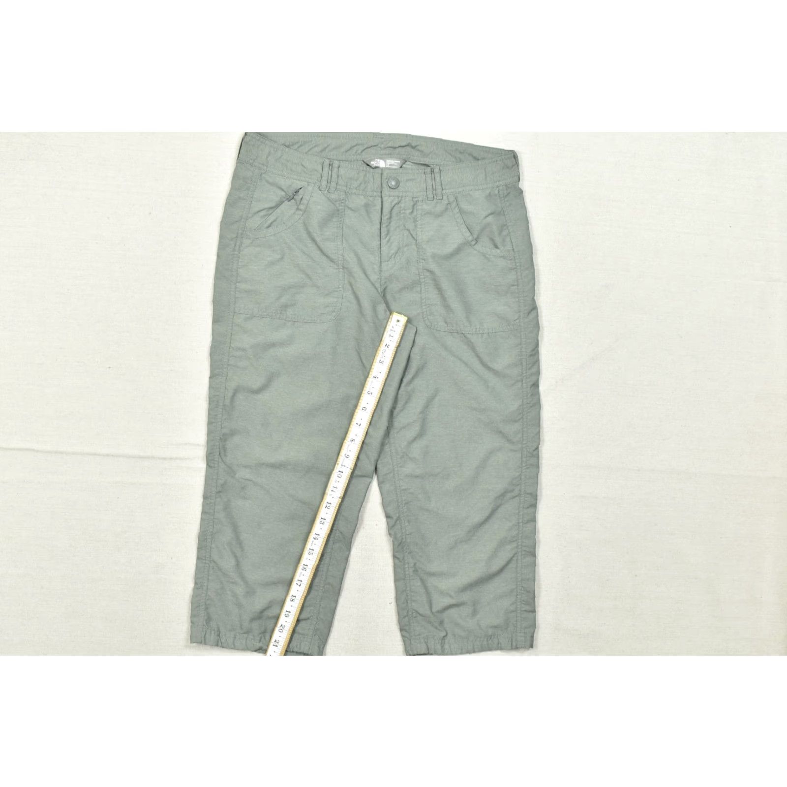 The North Face The North Face Women Size 10 Gray Aphrodite 2.0 Capri Hiking Pants Lightweight Size 32" / US 10 / IT 46 - 3 Thumbnail