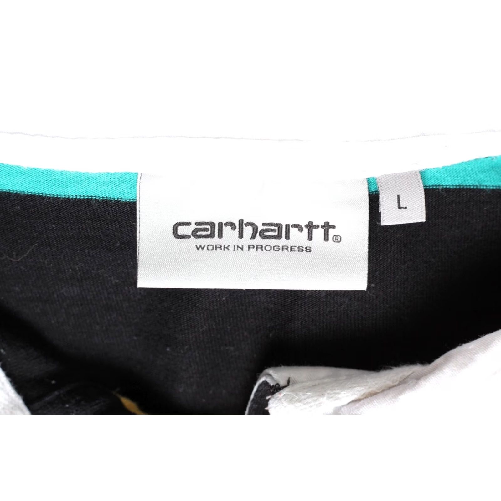 Carhartt Wip CARHARTT WIP Rugby Shirt Men Size L Long Sleeve Striped VR3995 Size US L / EU 52-54 / 3 - 6 Thumbnail