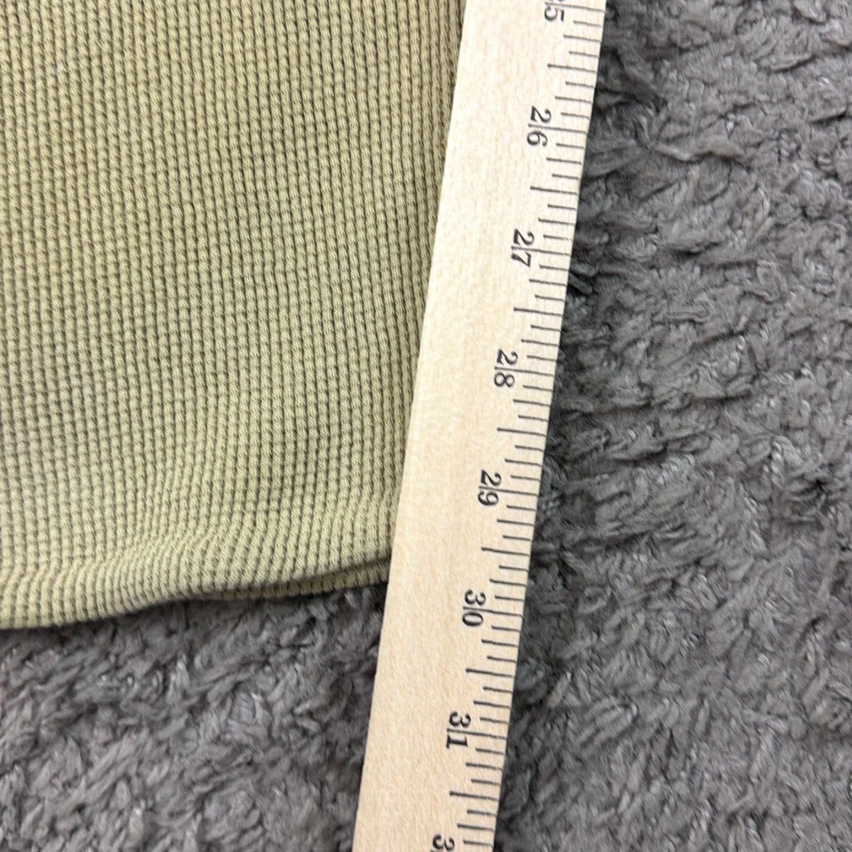 Vintage VINTAGE Fitigues Pants Womens M Beige Cotton 100% Waffle Knit High Rise Straight Rise 23x30 USA Regular Chino Casual Mens Womens Boys Girls Size 32" / US 10 / IT 46 - 6 Thumbnail