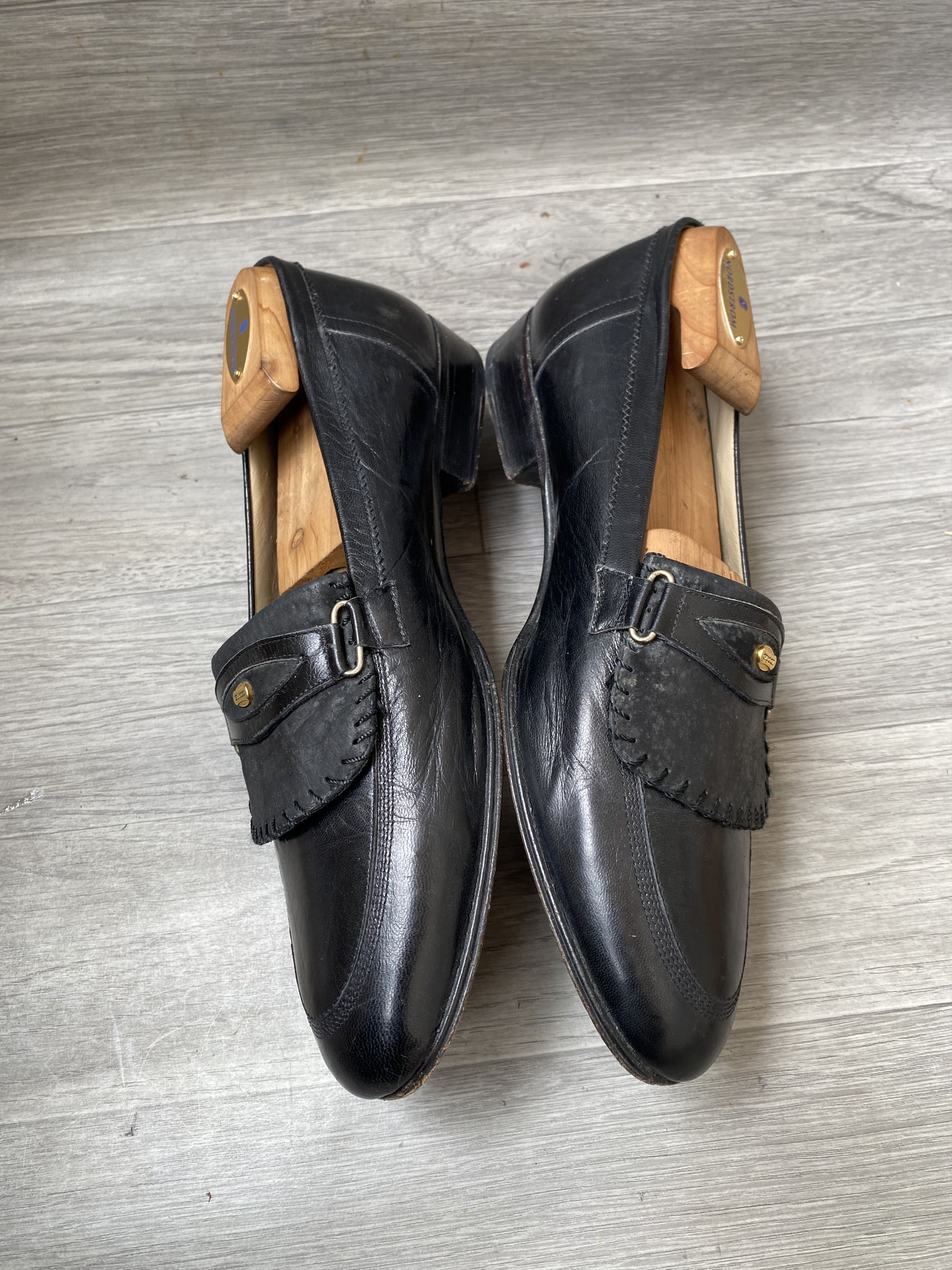 Gucci Gucci tomford era black leather slip on penny loafer uk 9s Size US 10 / EU 43 - 10 Thumbnail