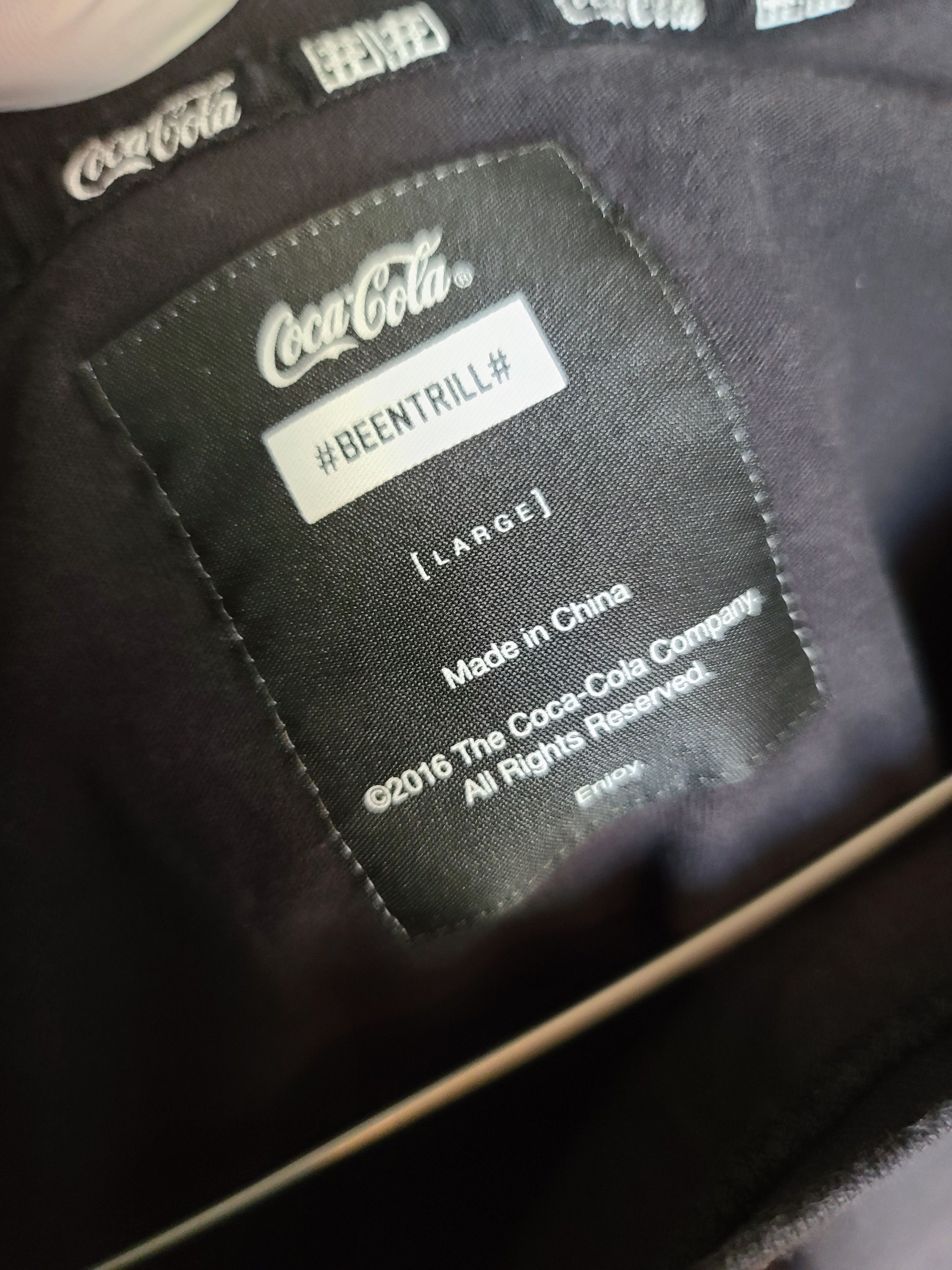 Been Trill × Coca Cola × Vintage Been Trill Vintage Tee Large Blk Size US L / EU 52-54 / 3 - 6 Thumbnail
