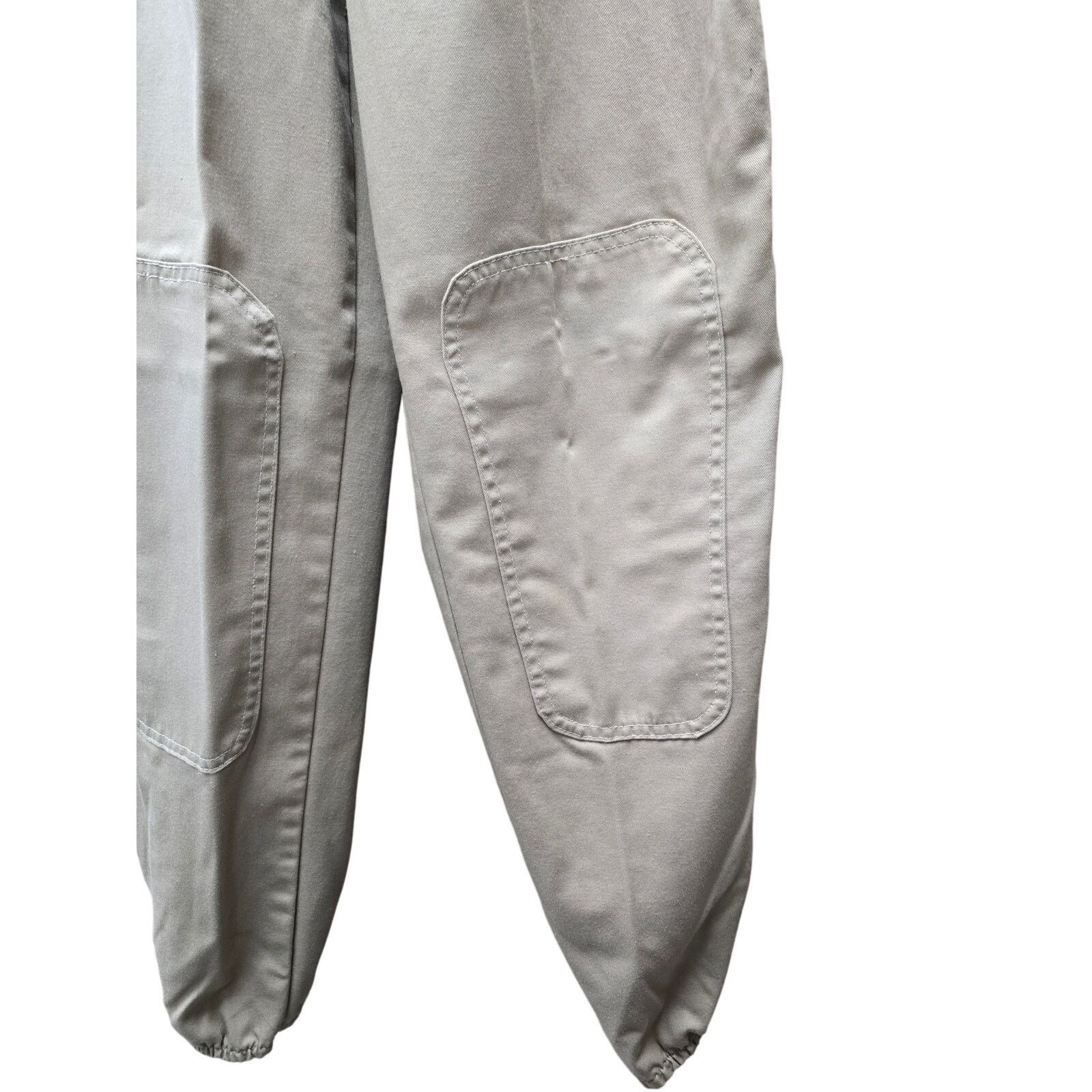 Other Vintage Shades Khaki Elastic Ankle Pants Size 26" / US 2 / IT 38 - 4 Thumbnail
