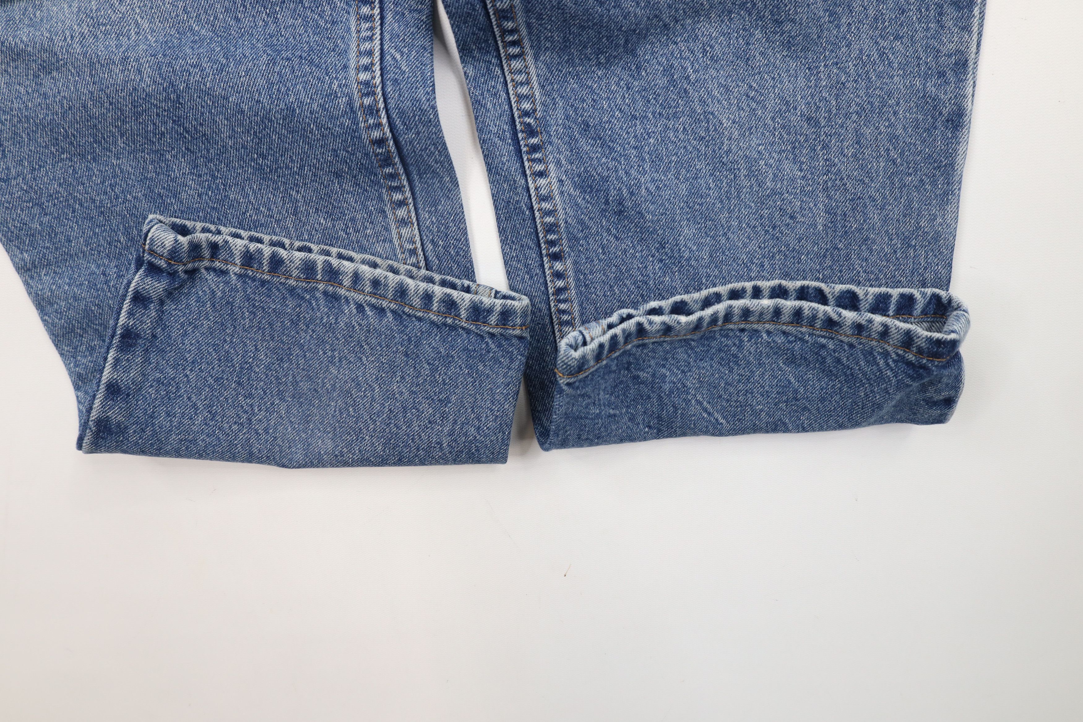 Eddie Bauer × Vintage Vintage 90s Eddie Bauer Relaxed Fit Denim Jeans Blue Cotton Size US 34 / EU 50 - 5 Thumbnail
