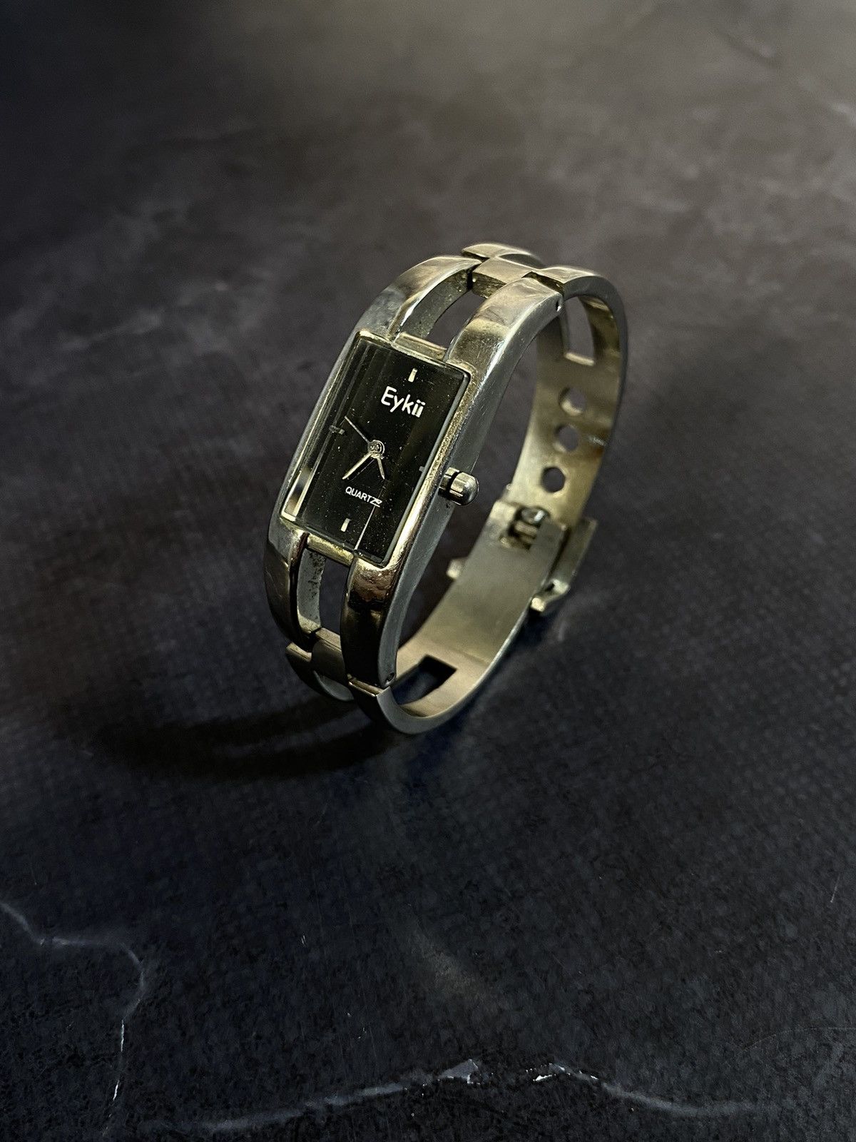 Jewelry x Vintage Eyki Quartz Stainless Steel Watch in Silver, Men's