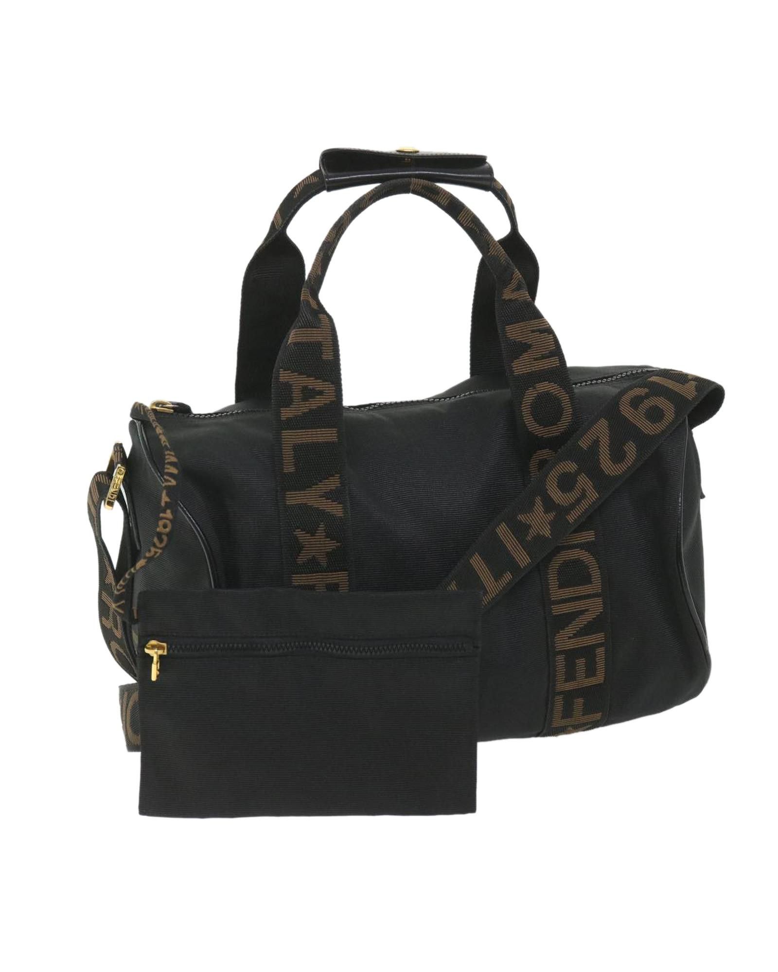 image of Fendi Black Synthetic Bag With Metal Fittings, Women's