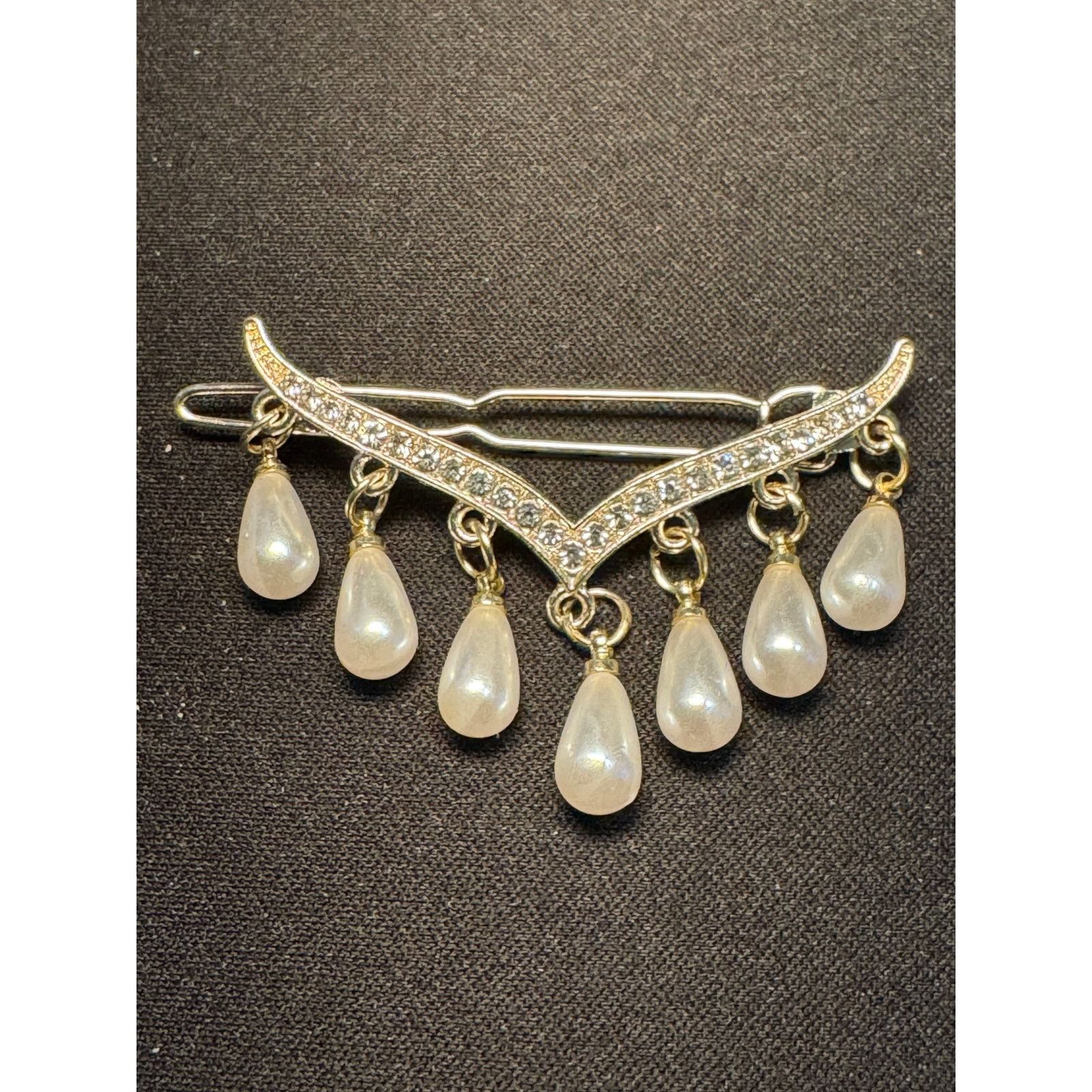 Other Faux Pearl Clip Bobby Pin Size ONE SIZE - 1 Thumbnail