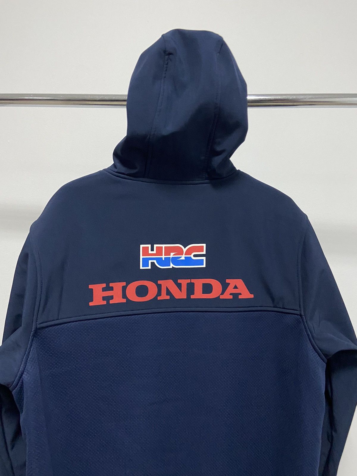 Fox Racing × Honda × Vintage Fox Racing Honda Jacket Vintage Team Big Logo soft shell Size US L / EU 52-54 / 3 - 4 Thumbnail