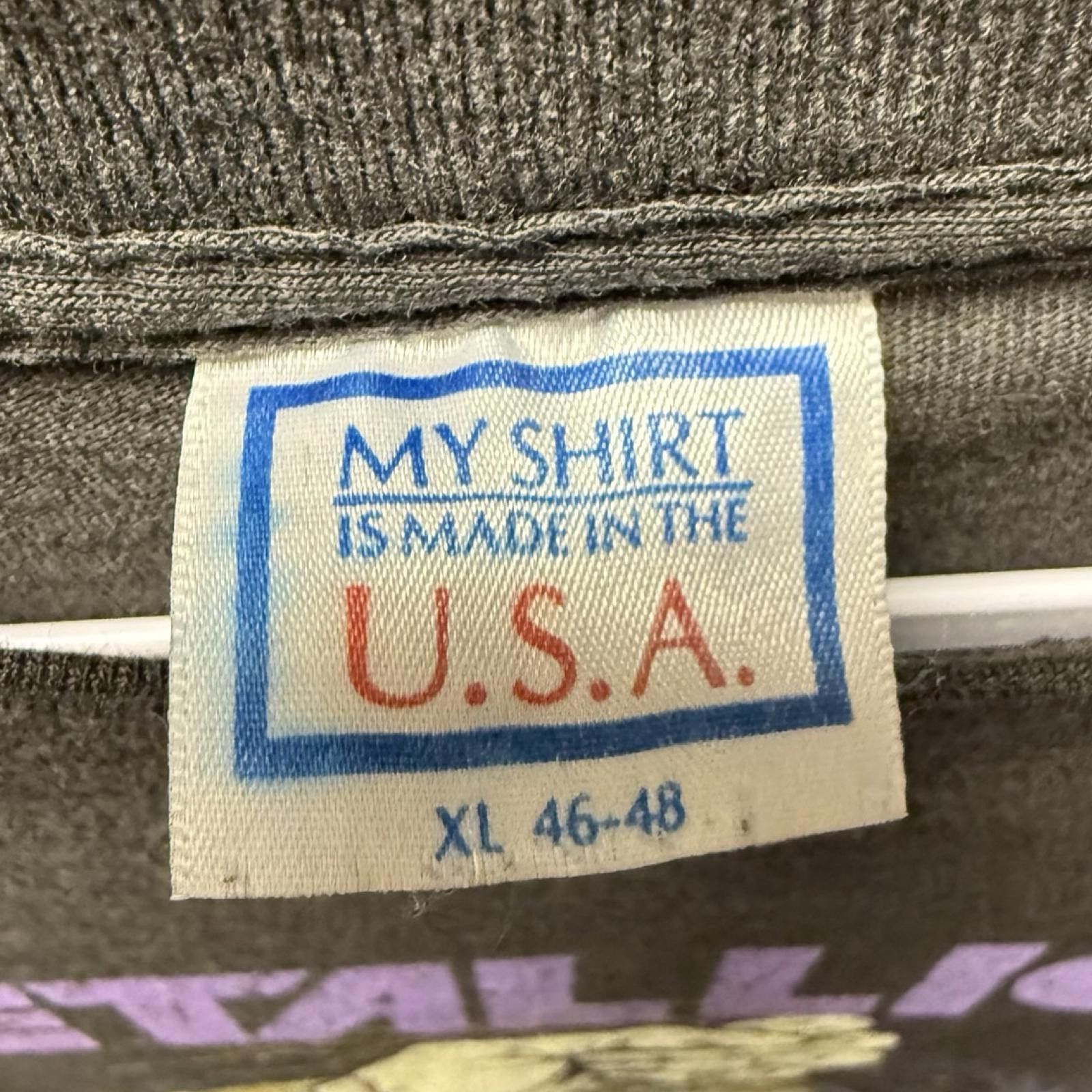 Designer 1988 Metalica Damaged Justice -- XL -- Size US XL / EU 56 / 4 - 7 Thumbnail