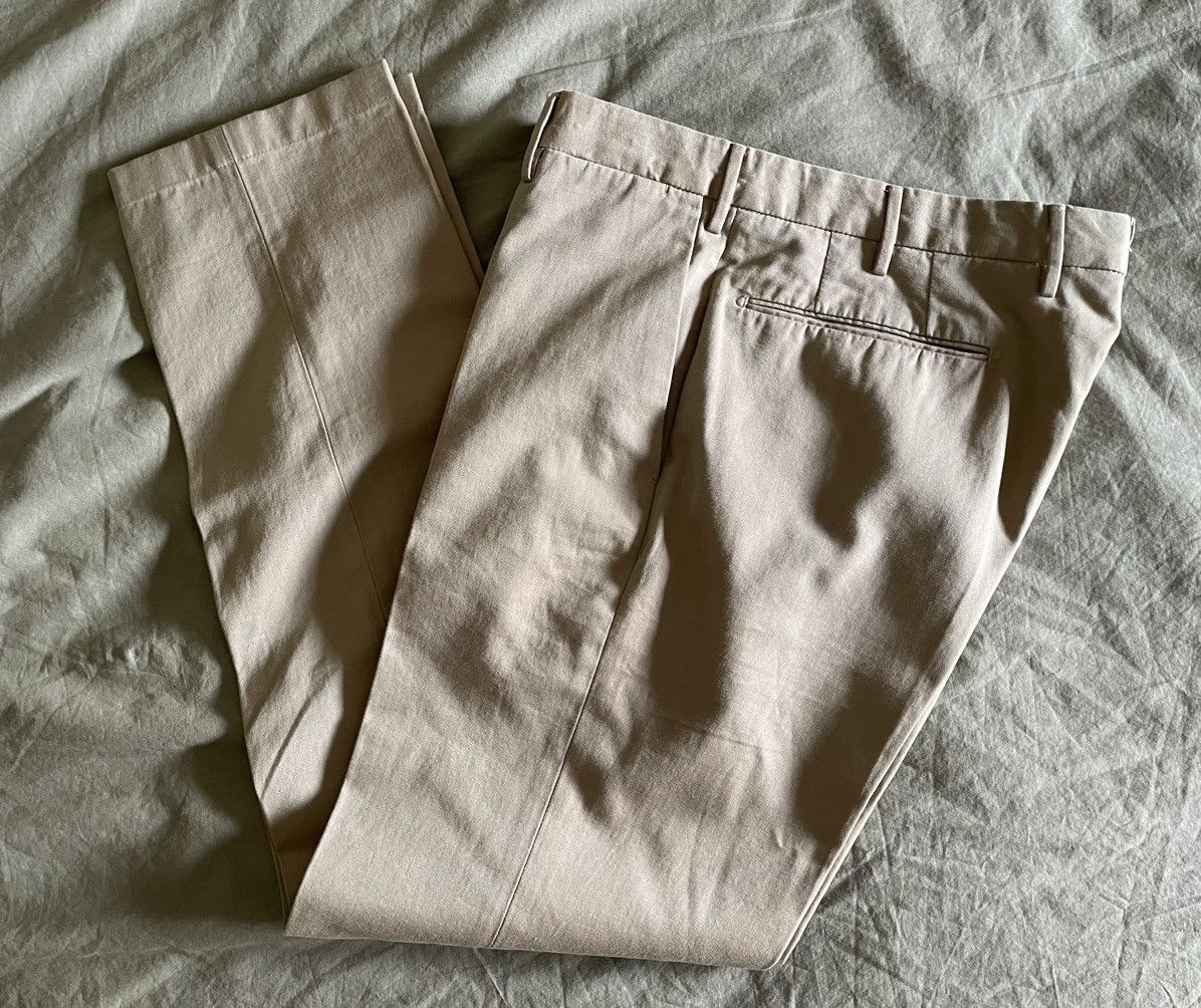 Incotex Men’s INCOTEX Slim Fit KhakiTrouser Sz 48 / US 32 Size 38S - 6 Thumbnail