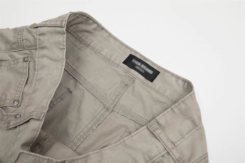 Japanese Brand × Jean American high street casual workwear patchwork flared jeans Size US 31 - 4 Thumbnail