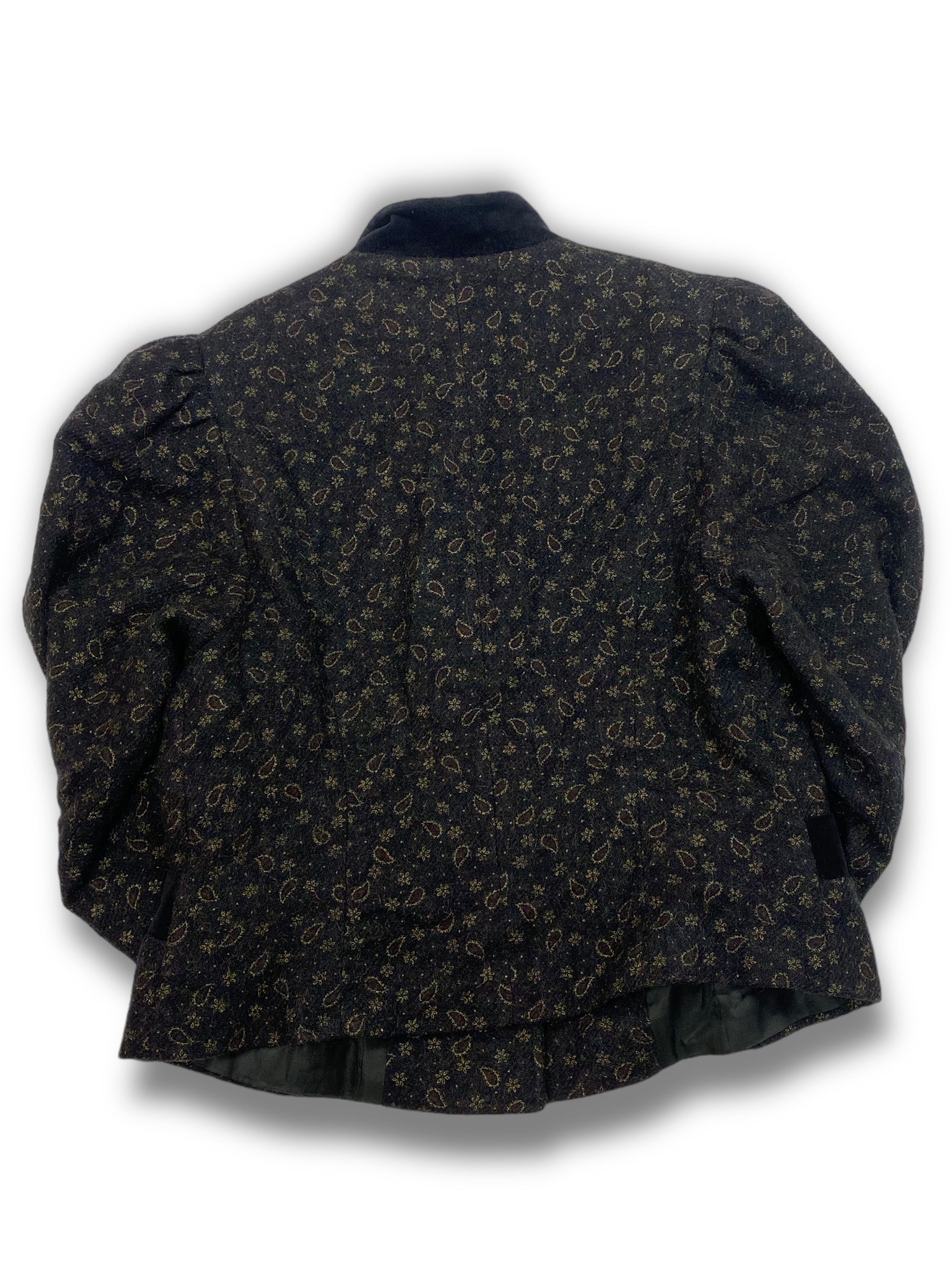 Vintage 80s Vintage BASSET West Germany Tweed Womens Blazer M519 Size M / US 6-8 / IT 42-44 - 10 Thumbnail