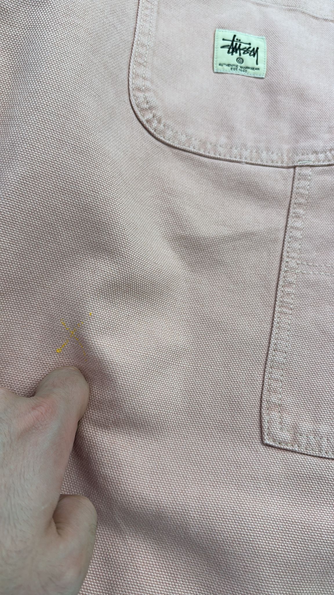 Stussy × Vintage Stussy Double Knee Work Pant in Pink Size 36 Size US 36 / EU 52 - 3 Thumbnail