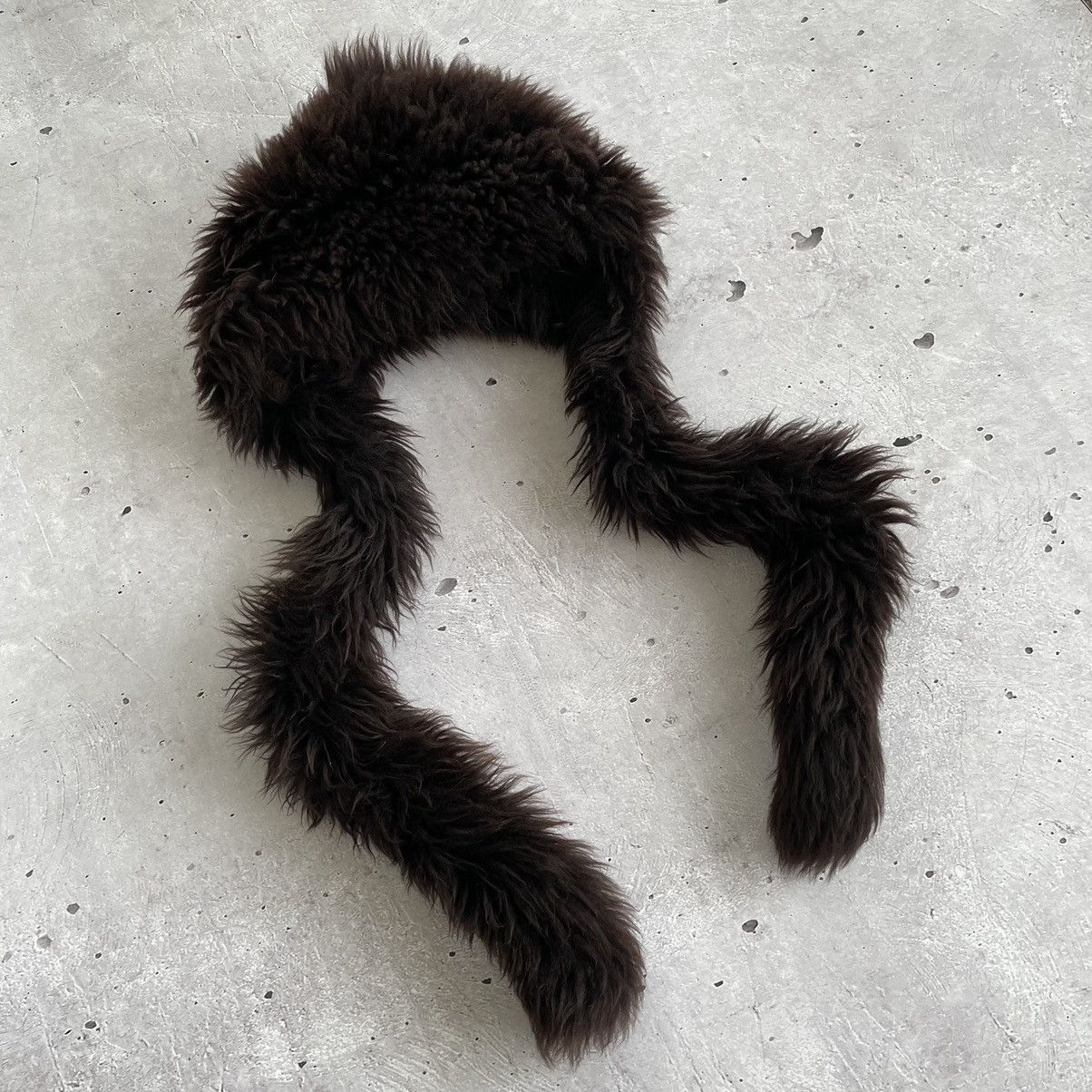 Japanese Brand × Vintage Vintage Hat Ushanka Mohair Fuzzy Y2K Cap Size ONE SIZE - 3 Thumbnail