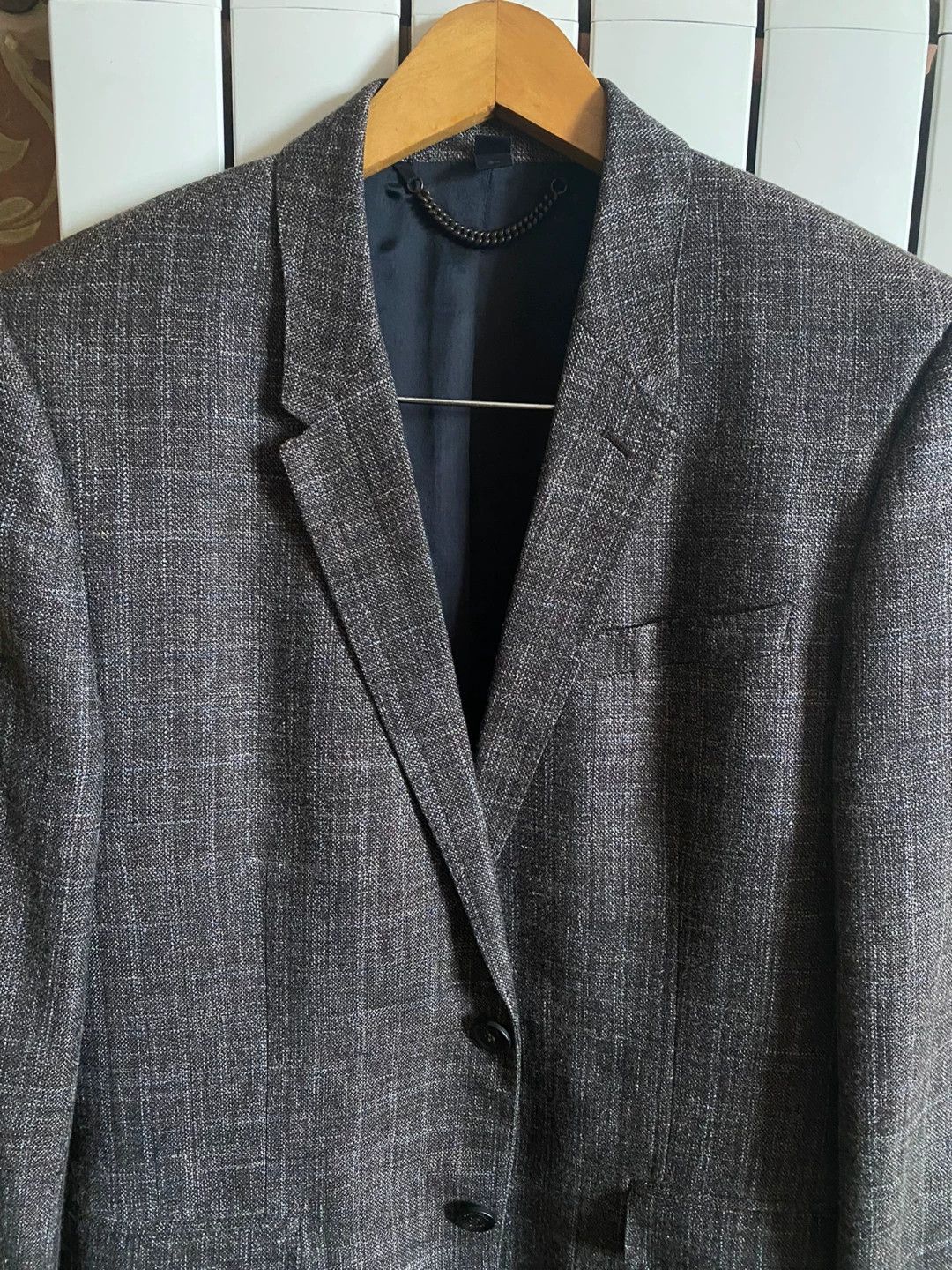 Burberry Burberry Prorsum Silk-Wool-Linen Blazer 50 Italy Size 50R - 2 Thumbnail