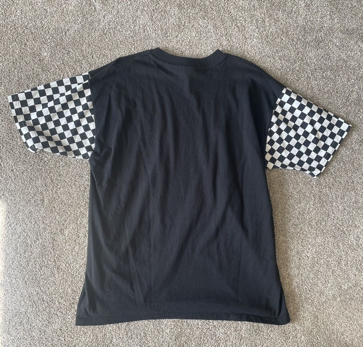 Vintage Vintage Daytona 500 Single Stitch Checkered Sleeve T-Shirt Size US XL / EU 56 / 4 - 4 Thumbnail