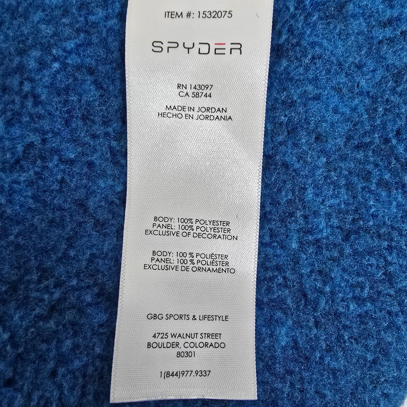 Spyder Spyder Empire Fleece Full Zip Jacket Zippered Pockets L Size US L / EU 52-54 / 3 - 14 Thumbnail