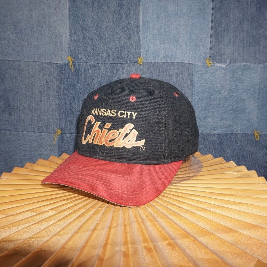 NFL OSFA- Vintage Y2K Kansas City Chiefs NFL embroider 1990s hat Size ONE SIZE - 2 Thumbnail