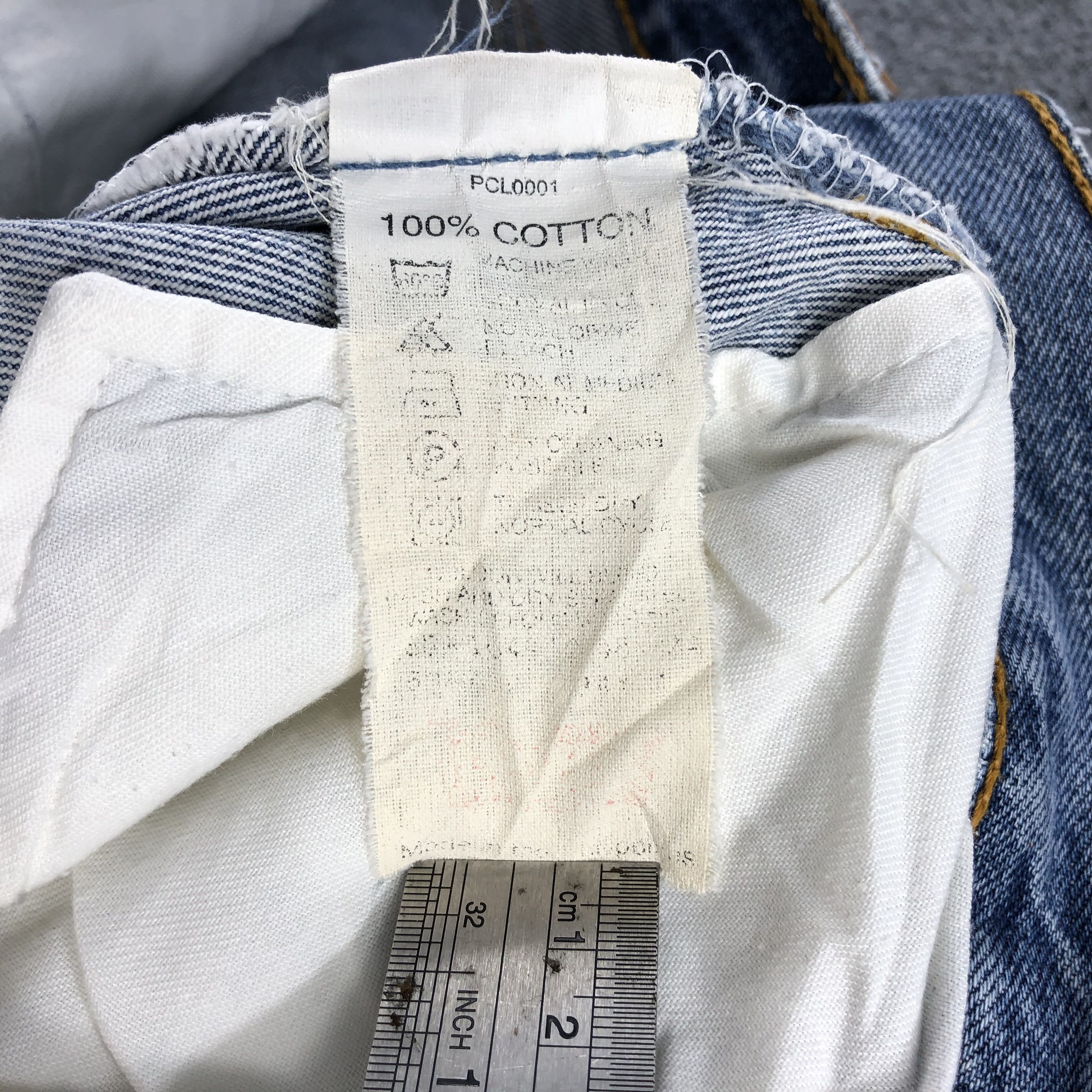 Levi's Vintage 90s Blue Wash Levis 506 Jeans-J1885 Size US 33 - 12 Thumbnail