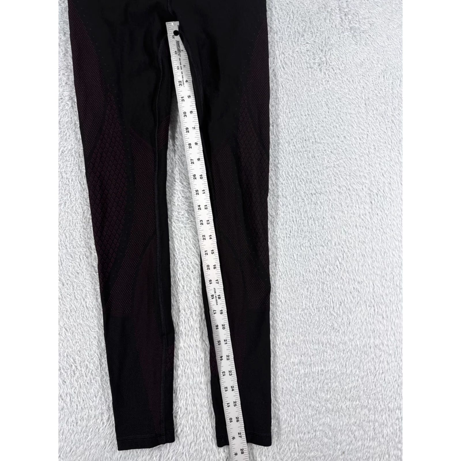 Lululemon Lululemon Pants Women 6 Black Red Mapped Out High-Rise Tight 28" Training Size 28" / US 6 / IT 42 - 5 Thumbnail