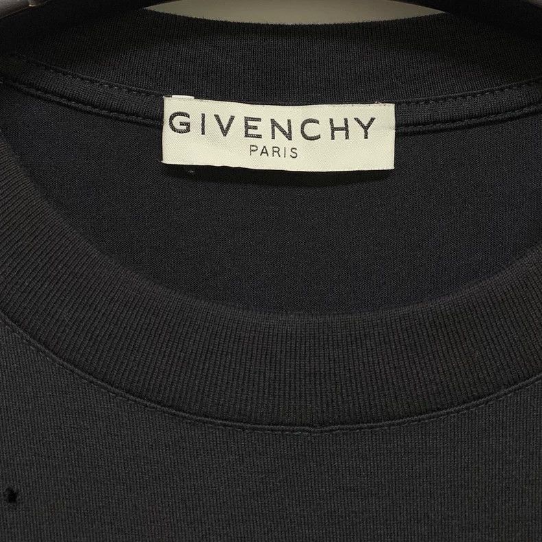 Givenchy Givenchy Gold Ripped Short-Sleeve T-Shirt Size US S / EU 44-46 / 1 - 3 Thumbnail