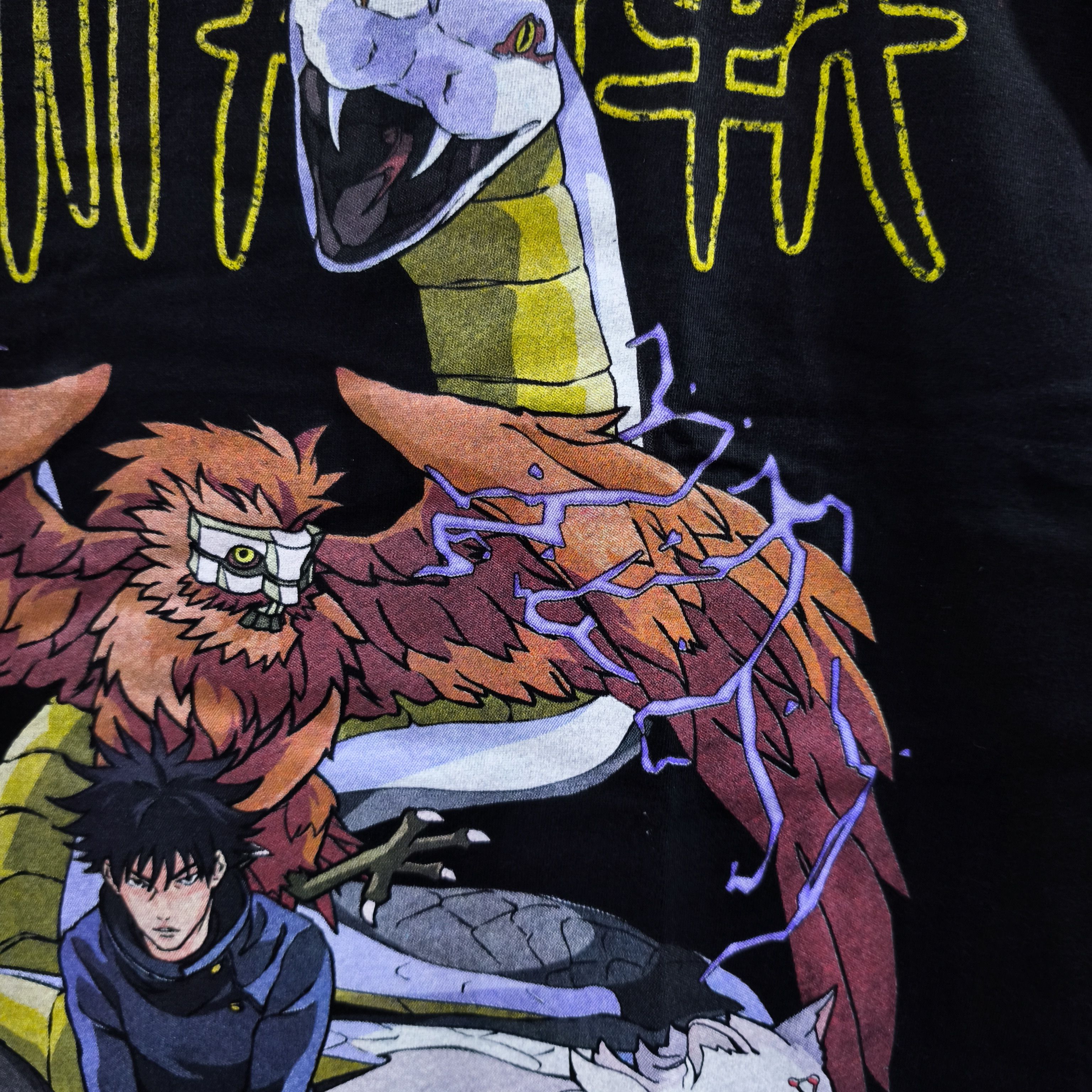 Anime Jujutsu Kaisen Megumi Fushiguro T-shirt Size US XL / EU 56 / 4 - 7 Thumbnail