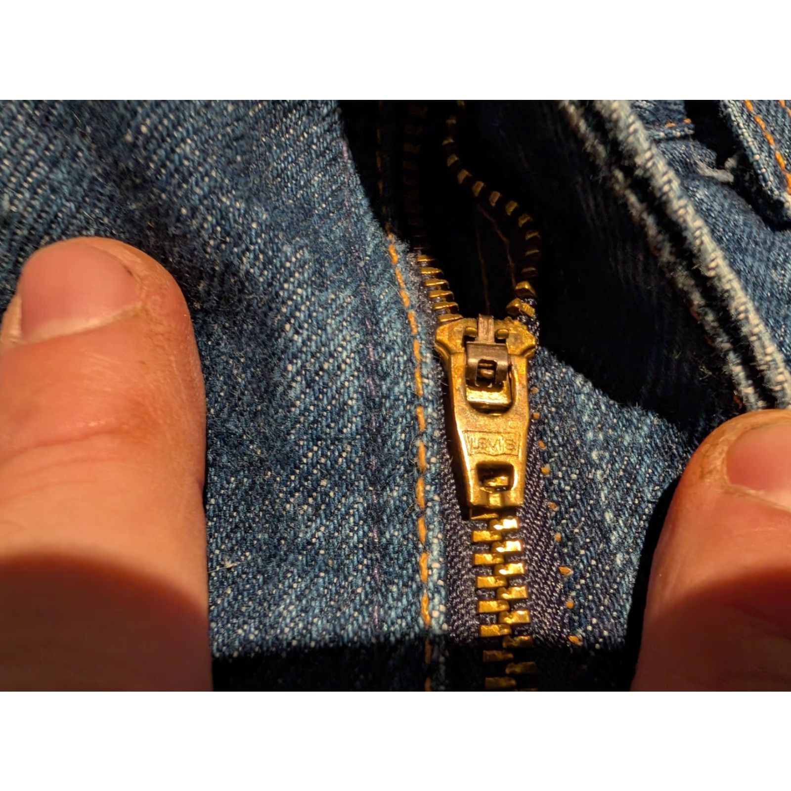 Levi's VINTAGE Levi's 517 Jeans Men 36x28 Dark Blue 90s Retro USA Made Five-Pocket Straight Mens Size US 36 / EU 52 - 5 Thumbnail